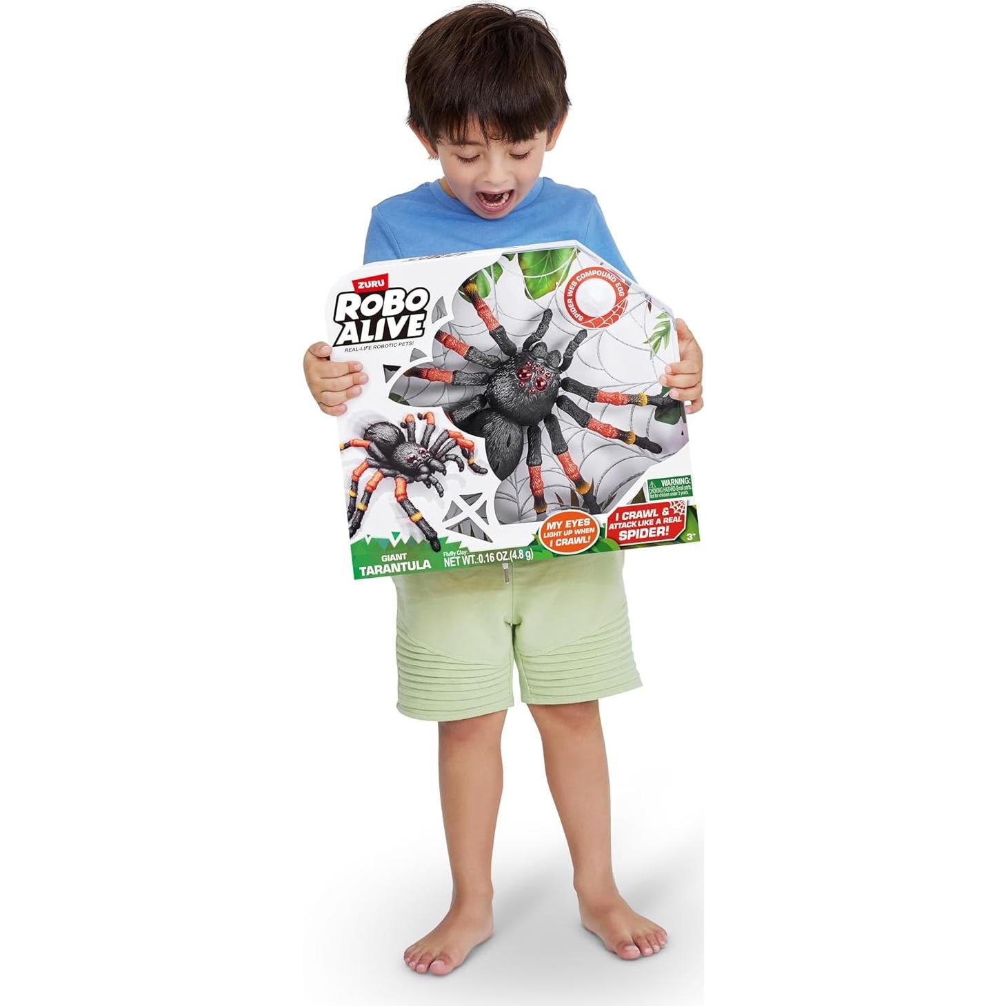 Tarantula Gigante Robo Alive ZURU - Araña Interactiva 38.5 cm