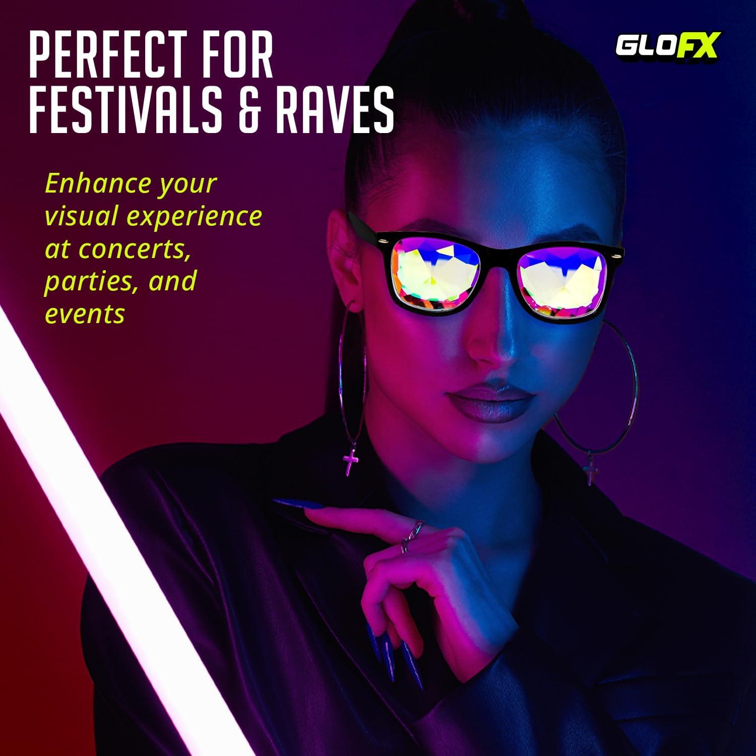 Gafas de Difracción GloFX Snaps - 3D Prismas y Caleidoscopio