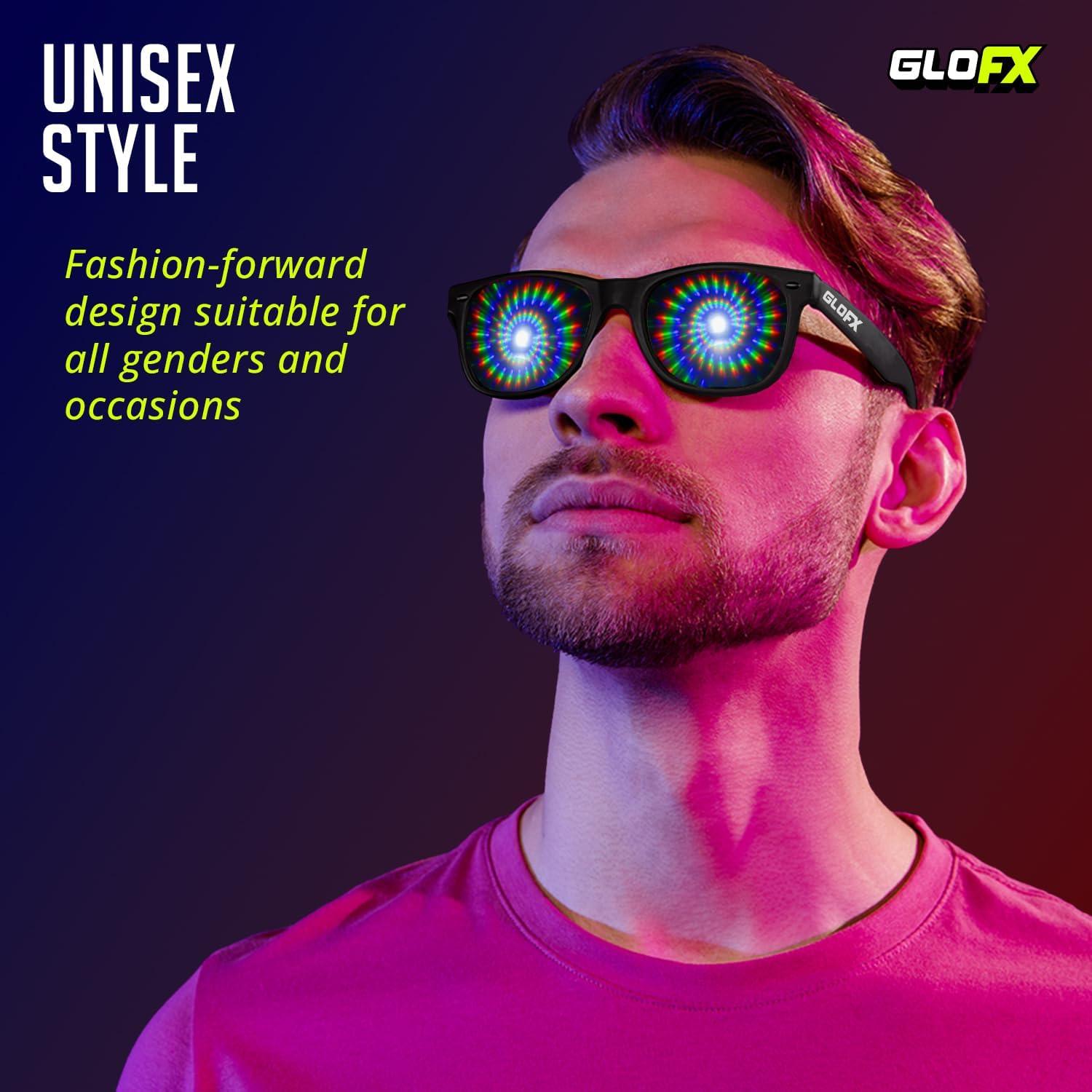 Gafas de Difracción GloFX Snaps - 3D Prismas y Caleidoscopio