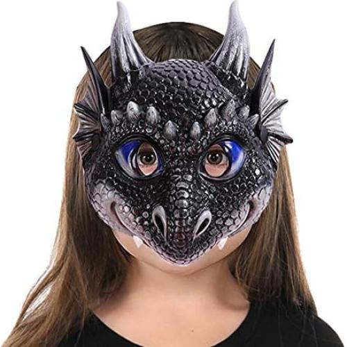 Conjunto de alas y máscara de dragón Himine para niños 6-14 años