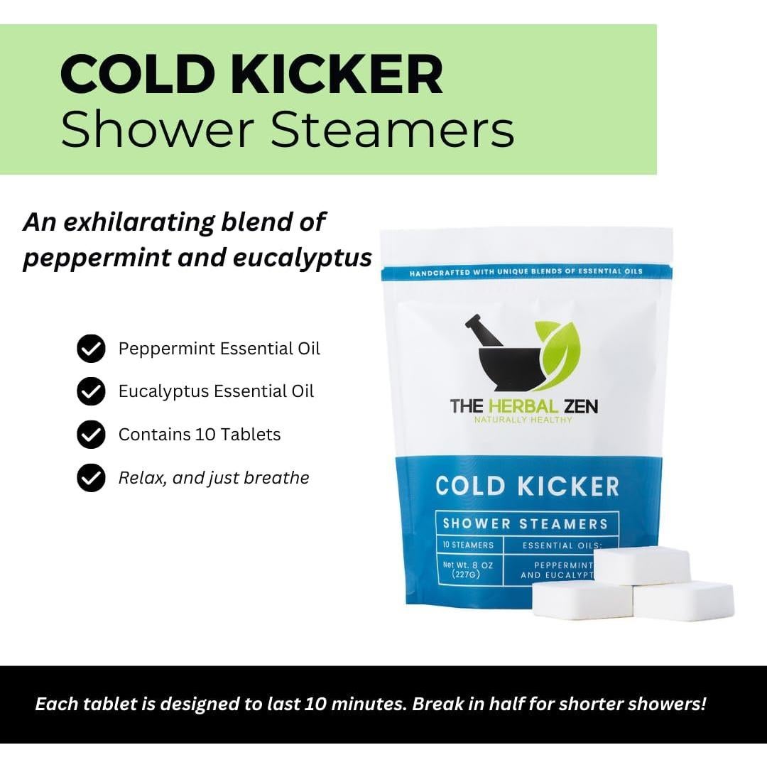 Aromatizantes de Ducha Cold Kicker Eucalipto 10 Unidades