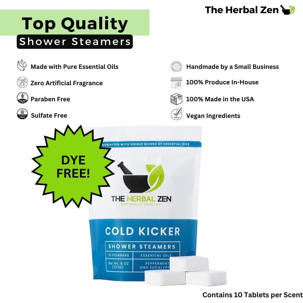 Aromatizantes de Ducha Cold Kicker Eucalipto 10 Unidades