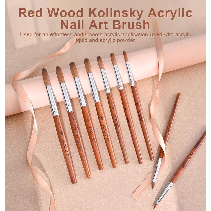 Pincel de Uñas Kolinsky Sable Profesional 10# - NAILART