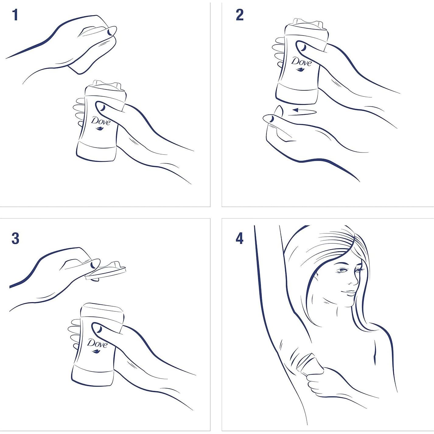 Desodorante Antitranspirante Dove Invisible Solid 73.71 g Fresco