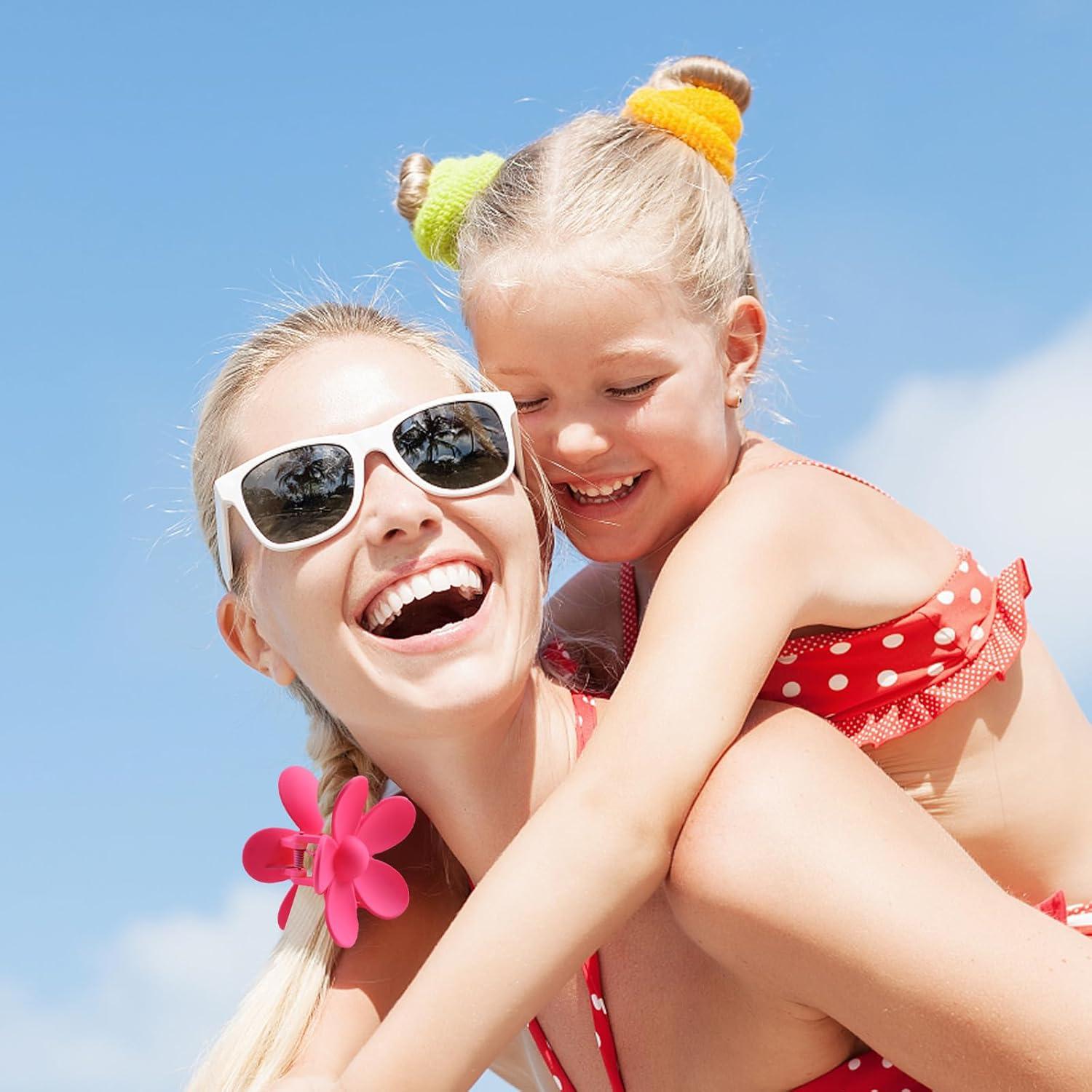 Clip de Garra de Flor vivinin 10 PCS Antideslizantes para Cabello Grueso