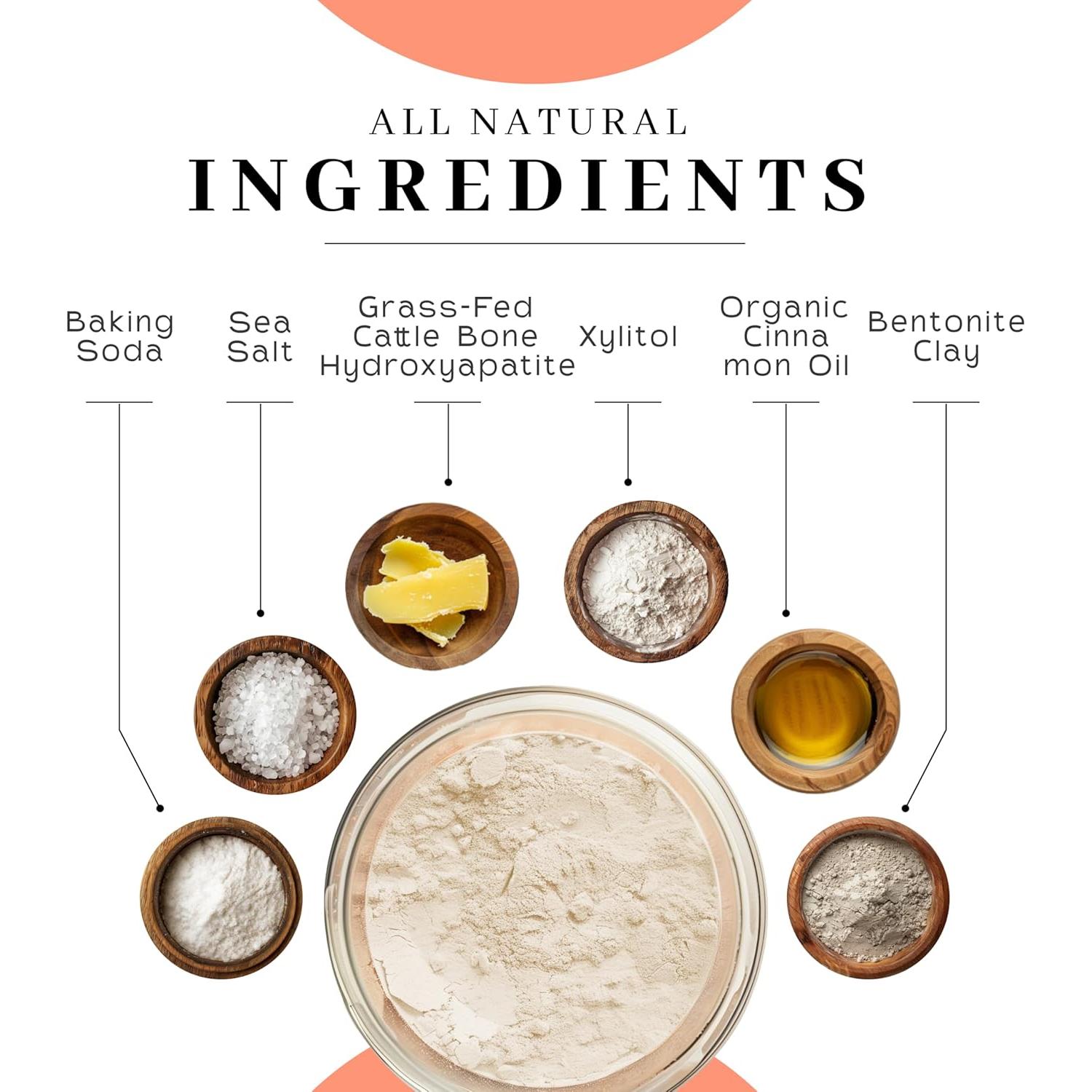 Polvo de Dientes Vanman's Cinna-Hueso 7.09g Sin Flúor