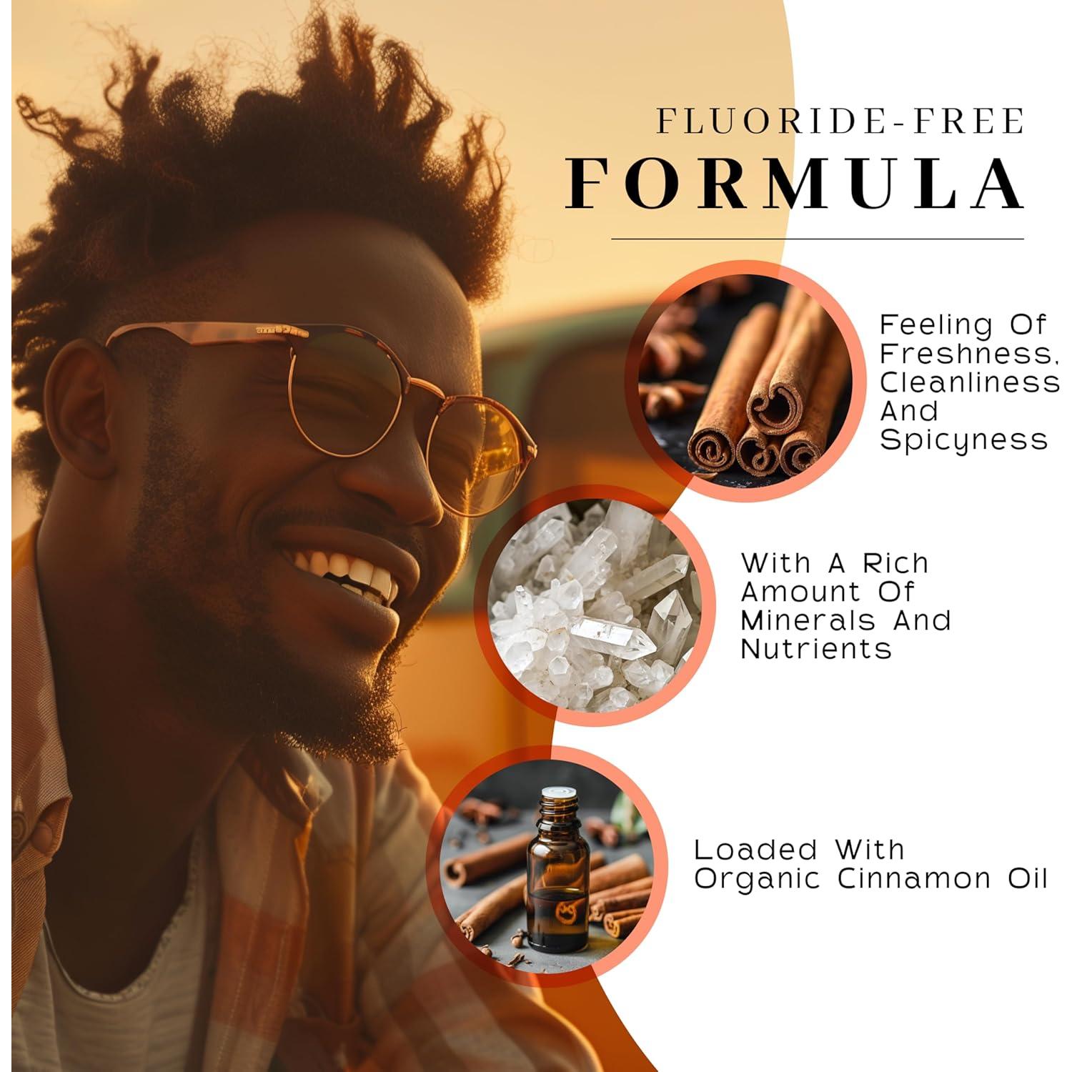 Polvo de Dientes Vanman's Cinna-Hueso 7.09g Sin Flúor