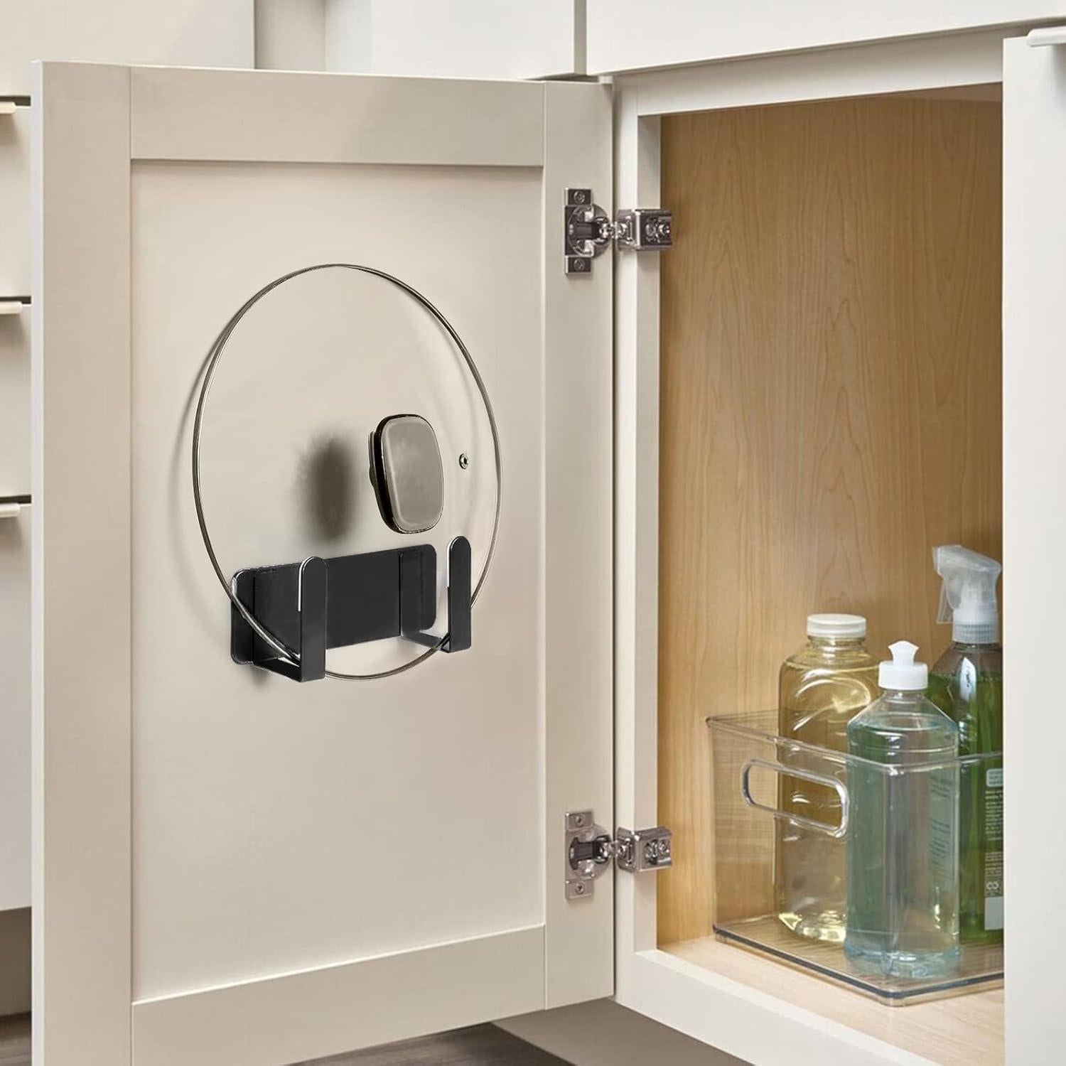 Soporte para Tapa de Olla YOUGRIDDA Acero Inoxidable Negro