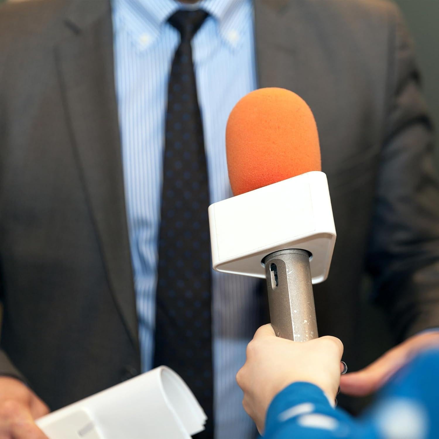 20 Fundas de Espuma para Micrófono Negras Reutilizables