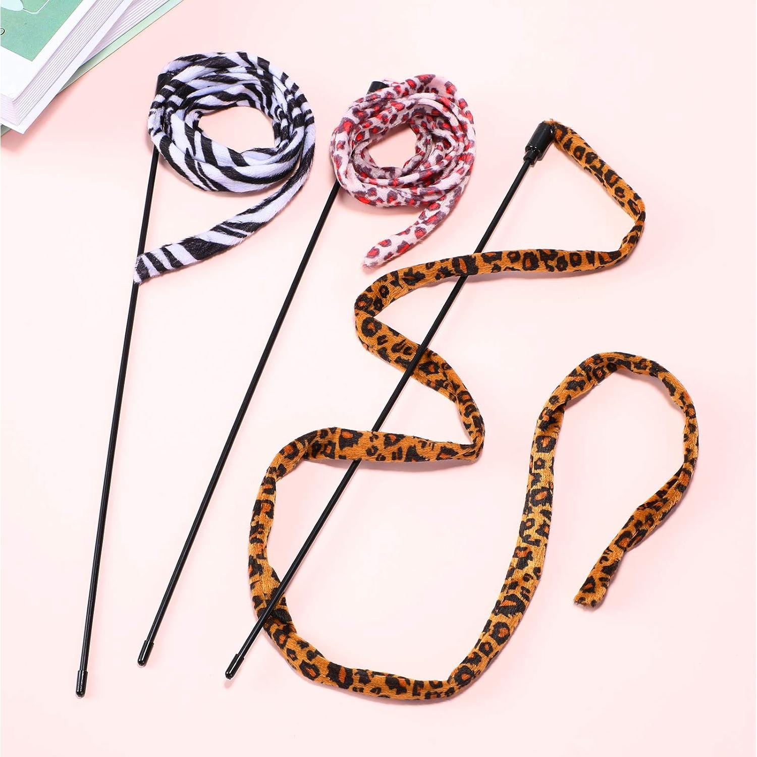 Juguete Interactivo para Gatos Sumind - 3 Varitas de 40 cm