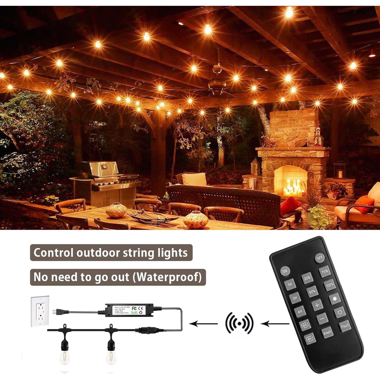 Interruptor Regulador de Enchufe Exterior Banord 360W con Control Remoto