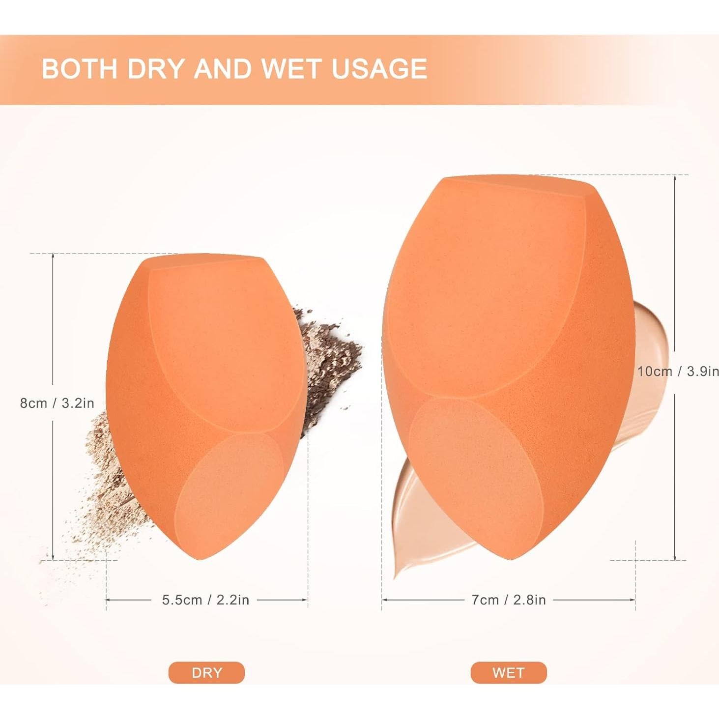 Esponjas de Maquillaje Extra Grande Beauty Blender 10 cm