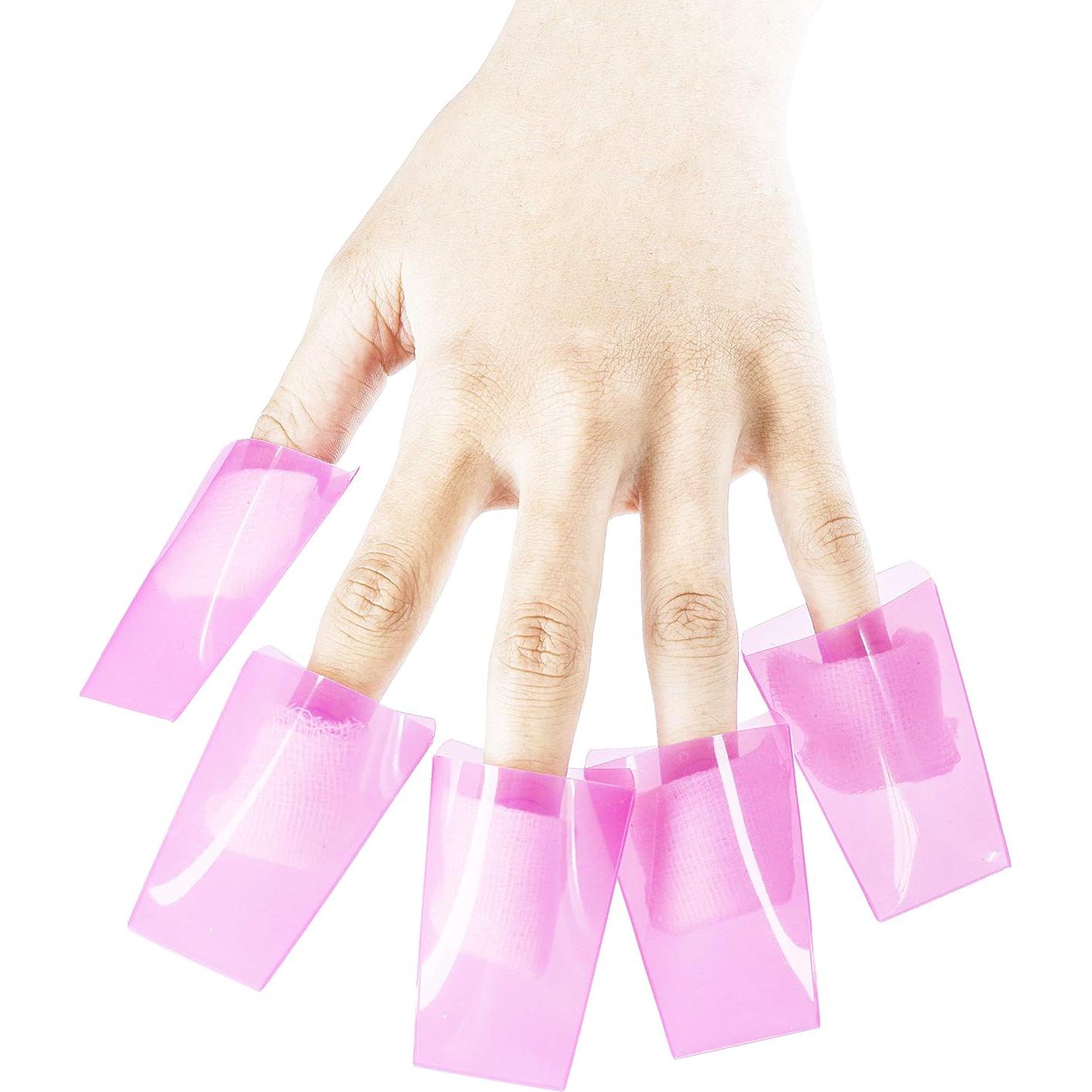 20 Piezas Clips Quitacutículas AMT Rosa para Esmalte de Uñas