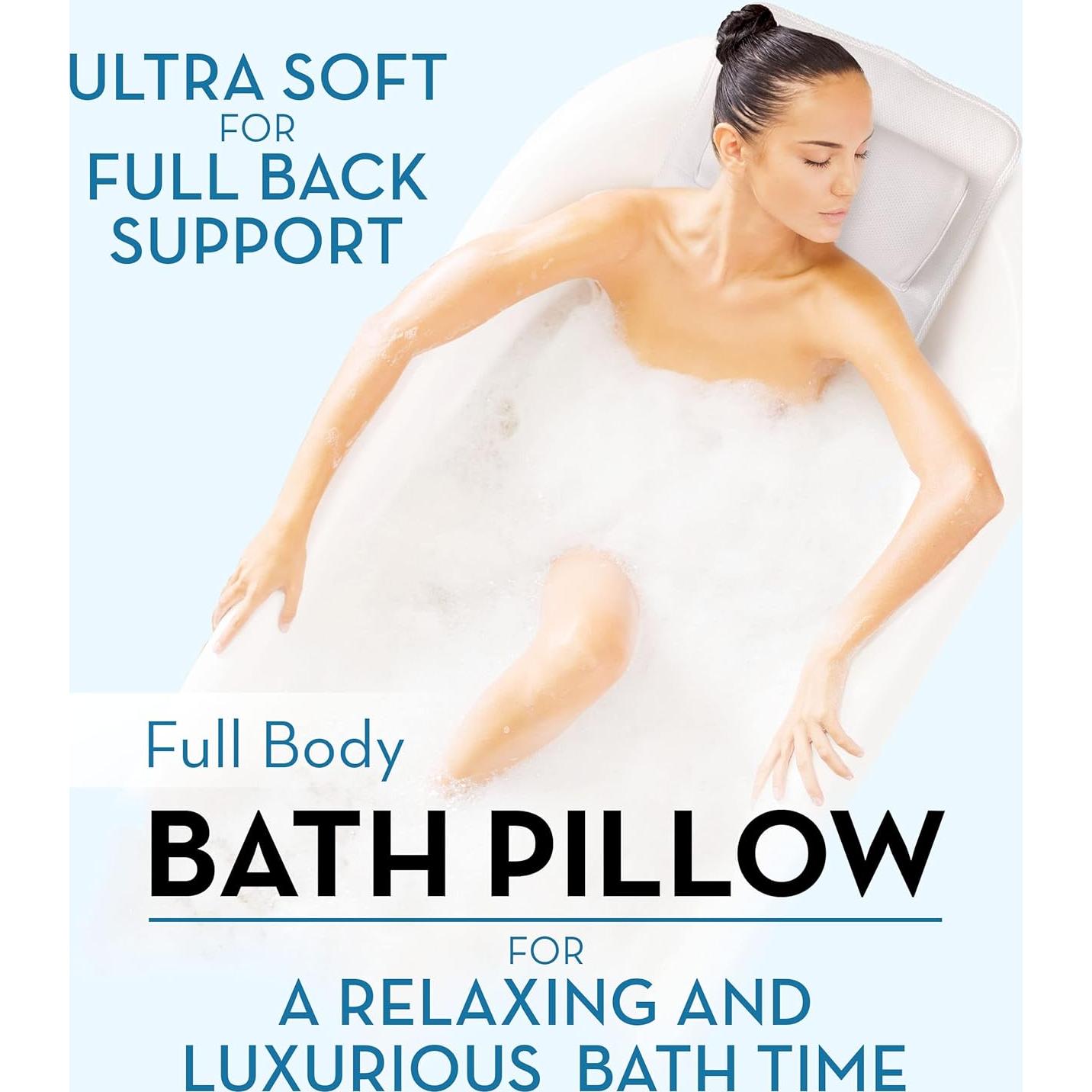 Almohada de Baño Cuerpo Completo CONCEPTOS BÁSICOS 30x10x45 cm