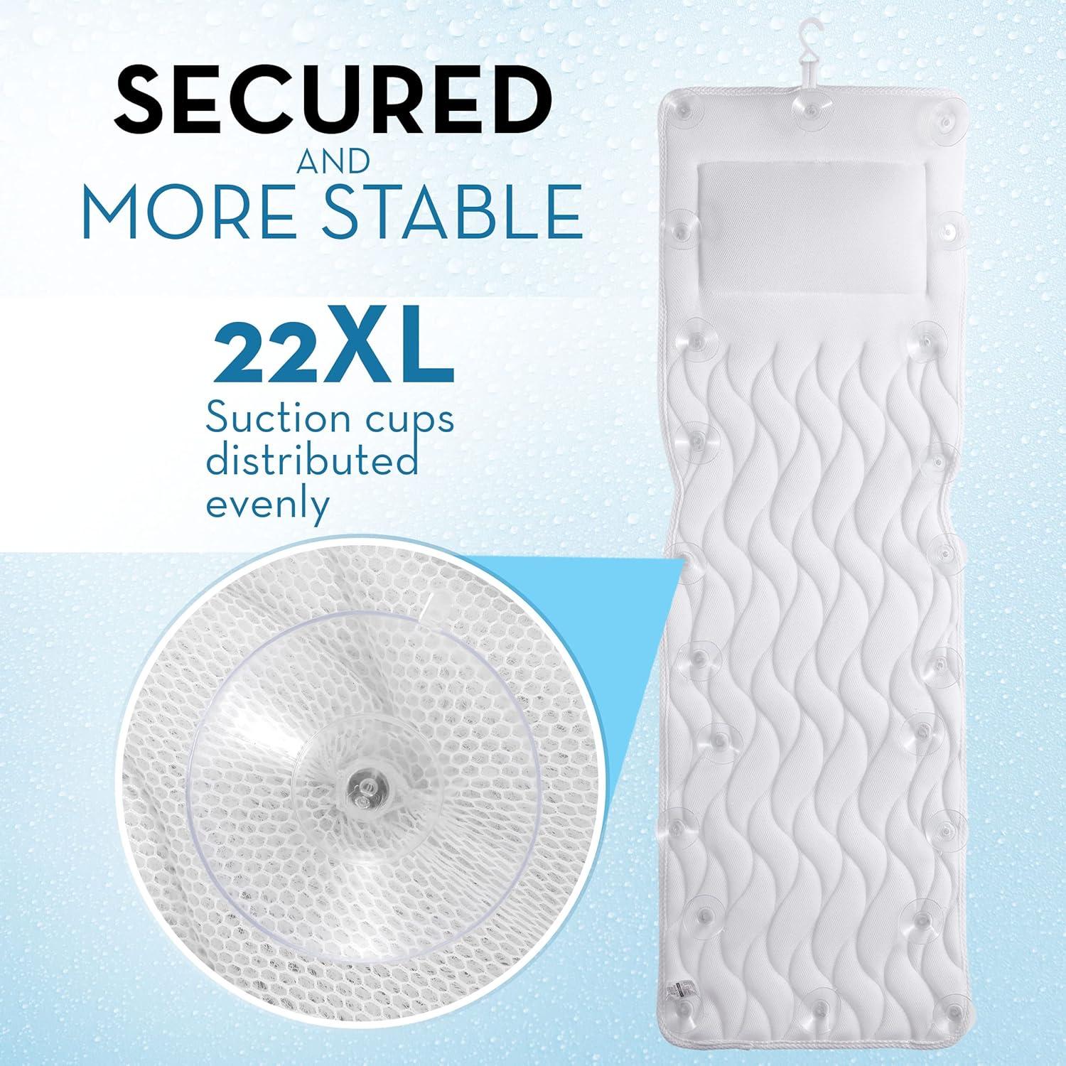 Almohada de Baño Cuerpo Completo CONCEPTOS BÁSICOS 30x10x45 cm