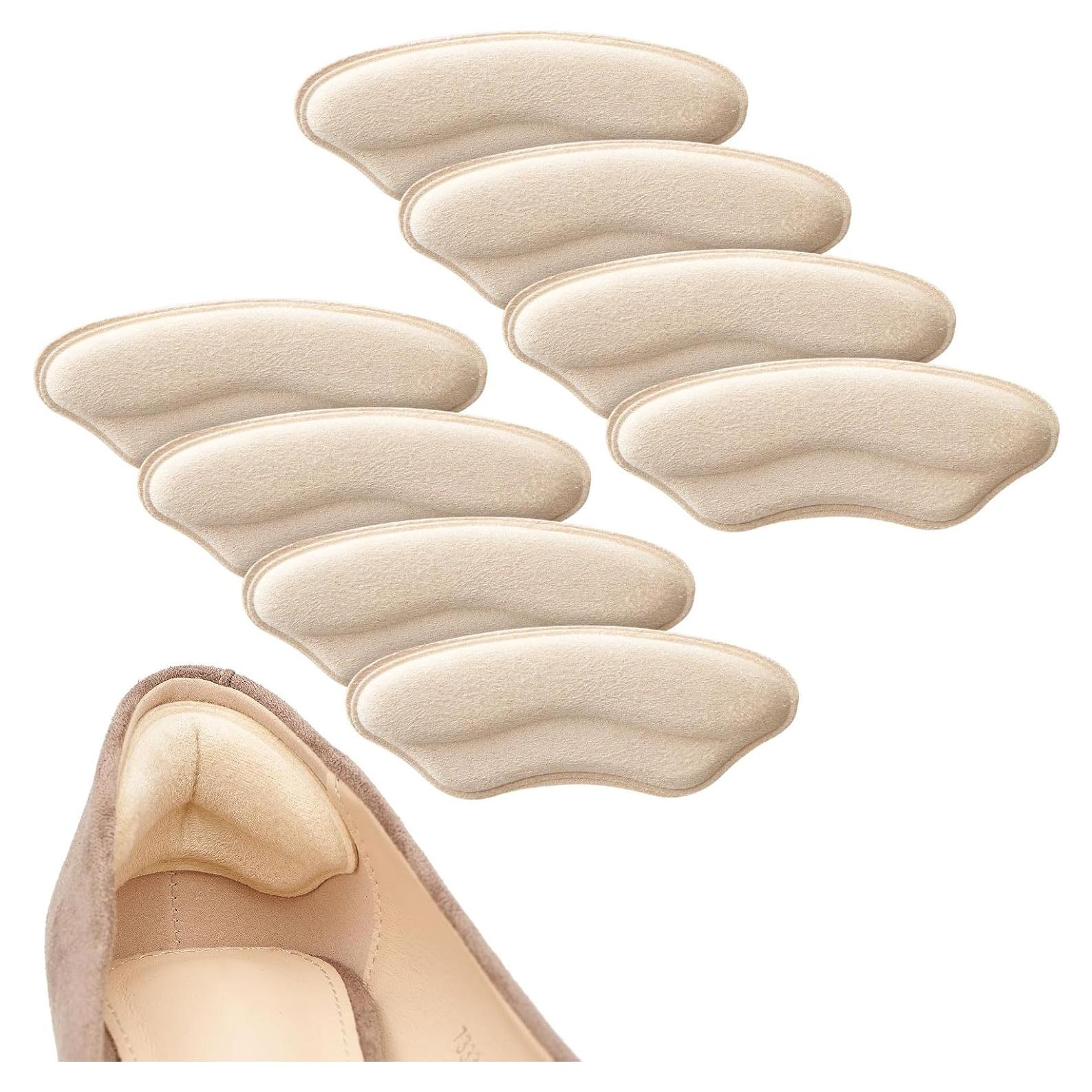 4 Pares Almohadillas Talón QIUTIMIY para Zapatos Grandes