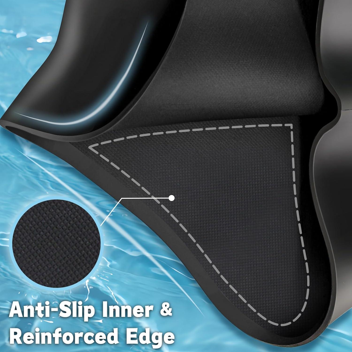 Gorro de Natación Extra Grande VegoVia Silicona Negro