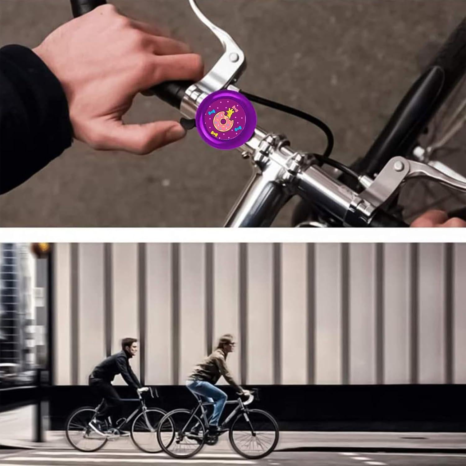 Campana de Bicicleta KANGHAR Donut Ajustable Sonido Claro