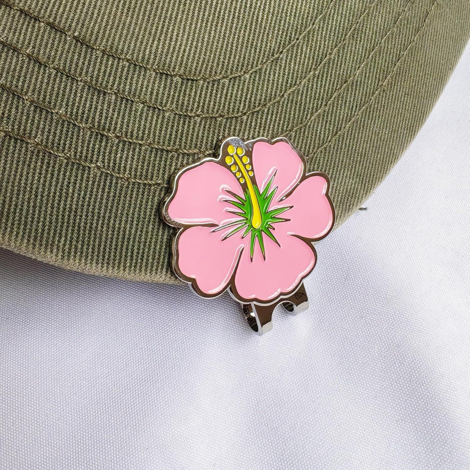 Conjunto de Marcadores de Golf Magnéticos Eshan con Clip Flor