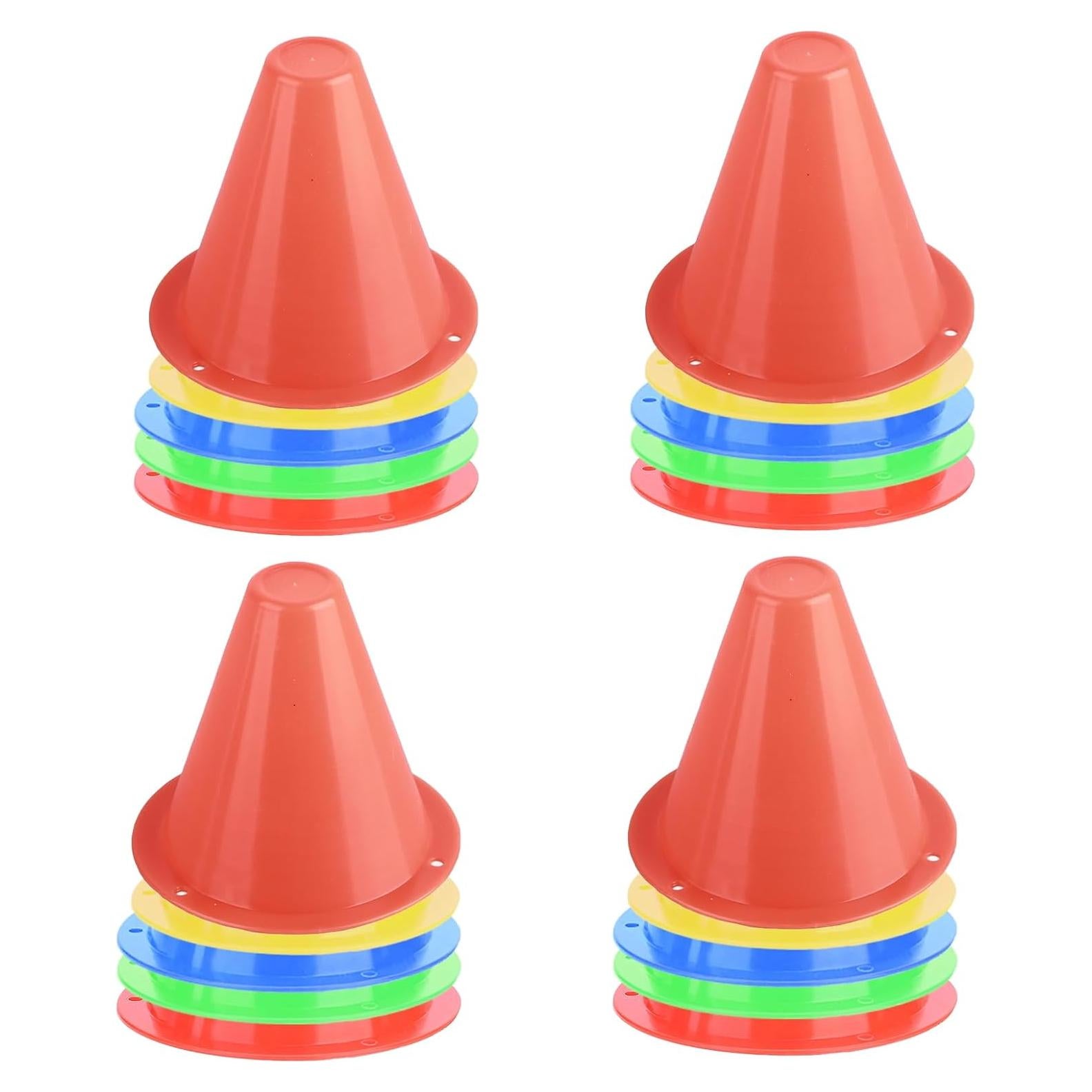 Conos de Entrenamiento OUKENS 10pcs 8.5 cm Coloridos para Fútbol
