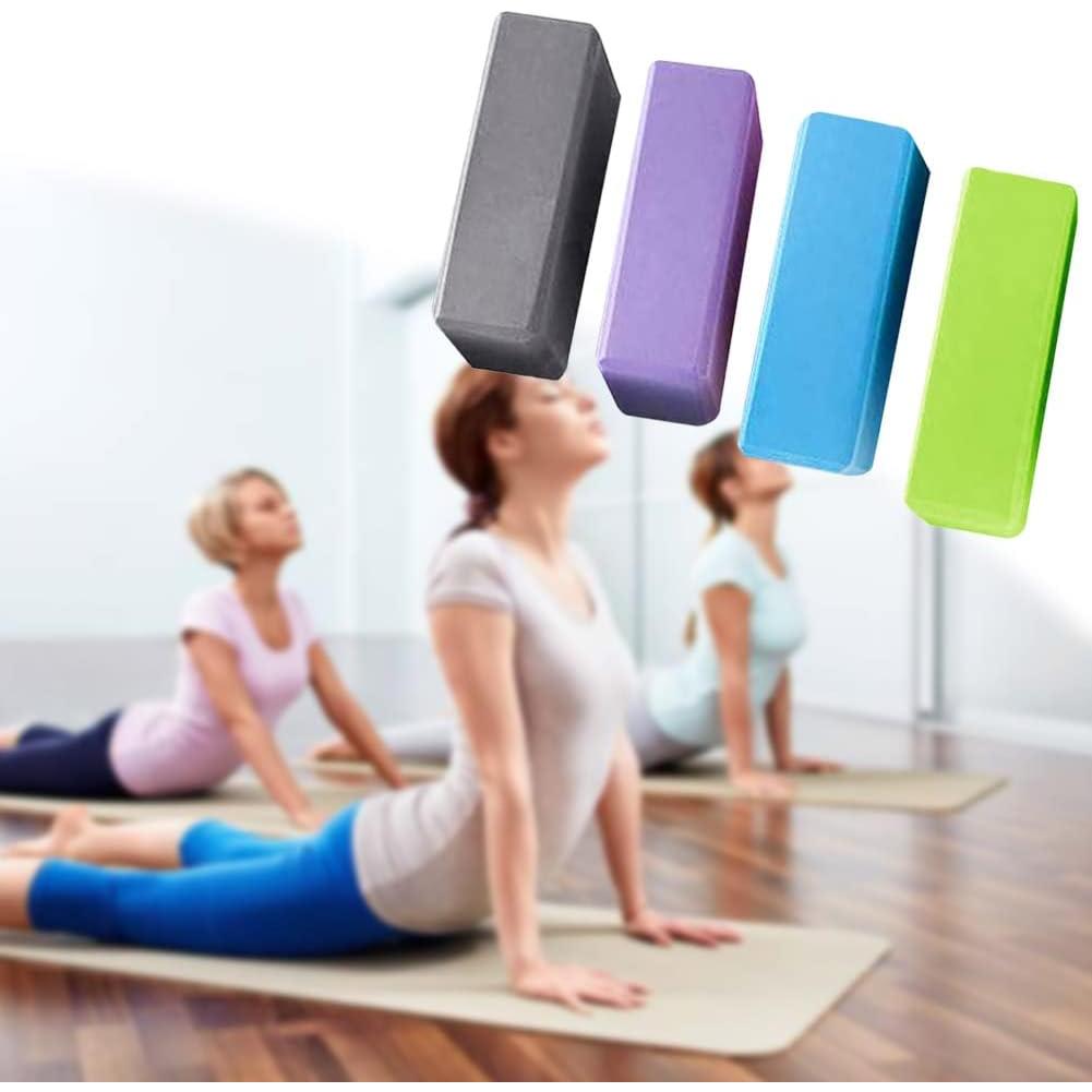 Bloques de Yoga Chilsoby EVA 4 Pcs Antideslizantes 7.62x15.24 cm