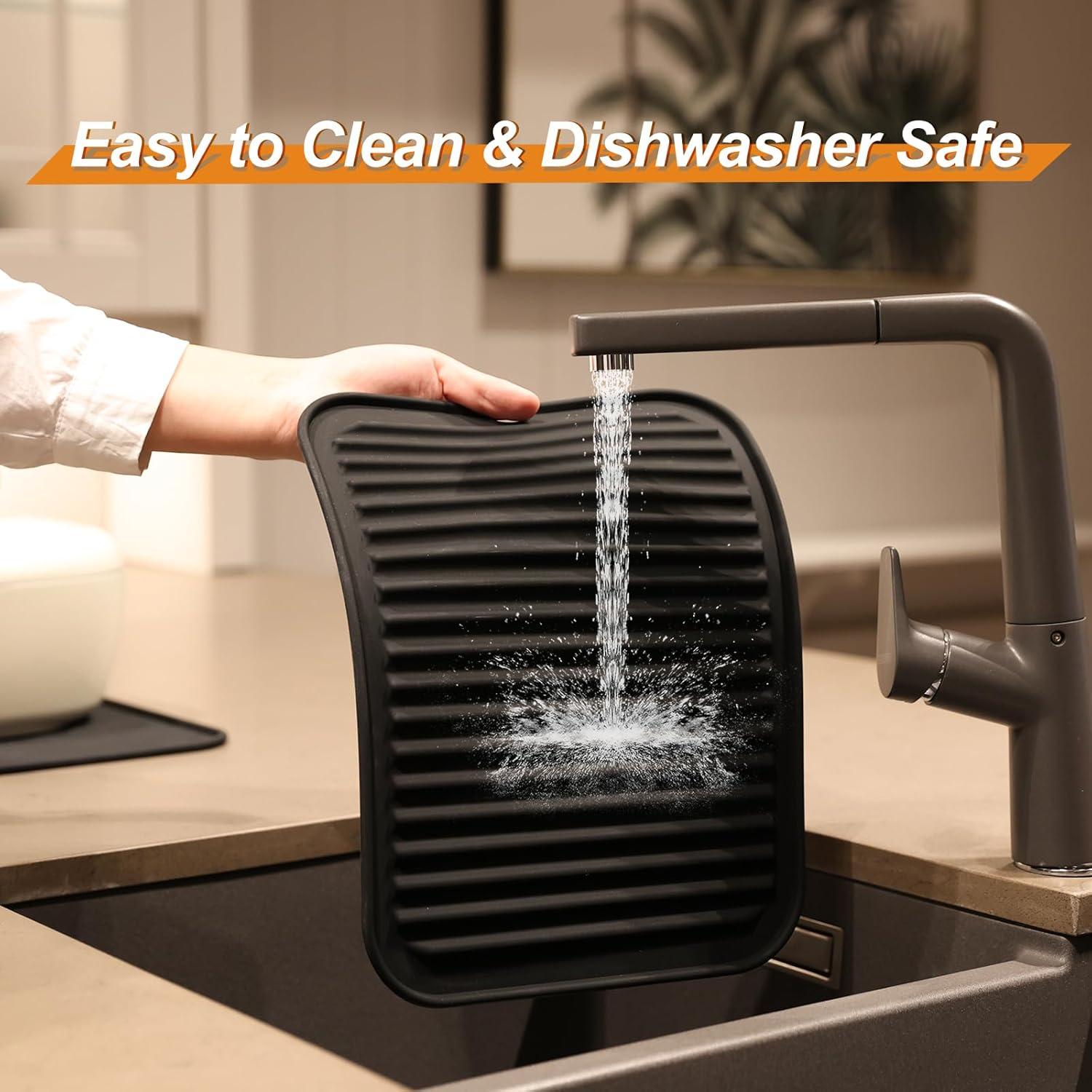 Trivetes de Silicona Joyhalo 4 Piezas Resistentes al Calor