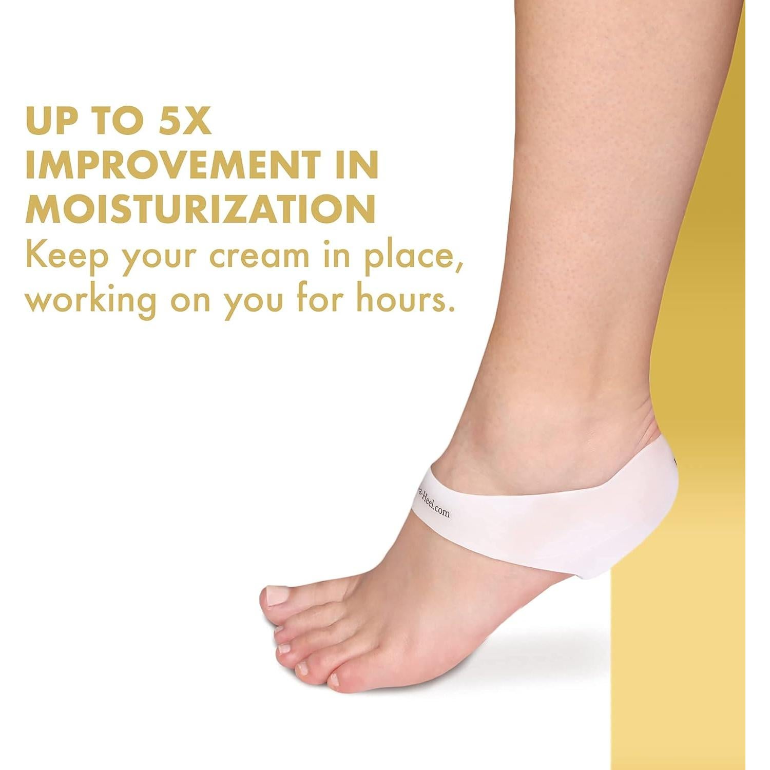 Copas de Silicona Heal A Heel para Talones Agrietados - Medianas