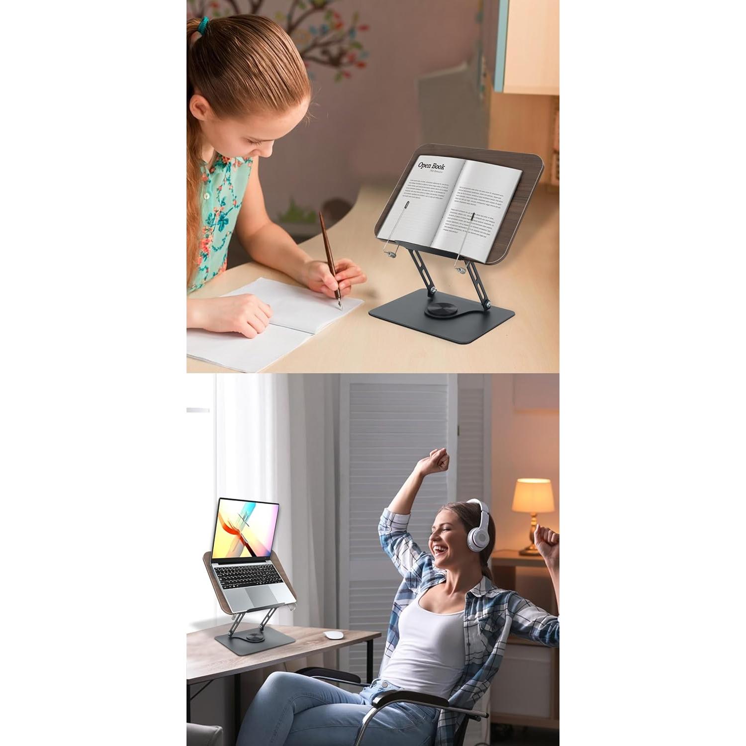 Soporte de Libro GYINGS Multi-Angulo 360° Plegable 1.27 kg