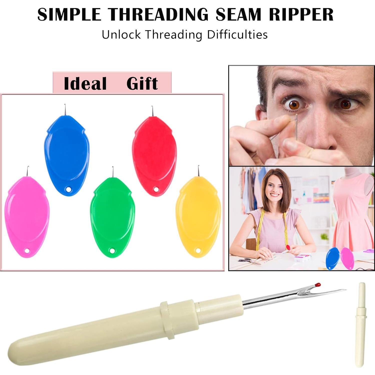 Enhebrador de Agujas Meeggrace 5PCS - Herramienta de Costura