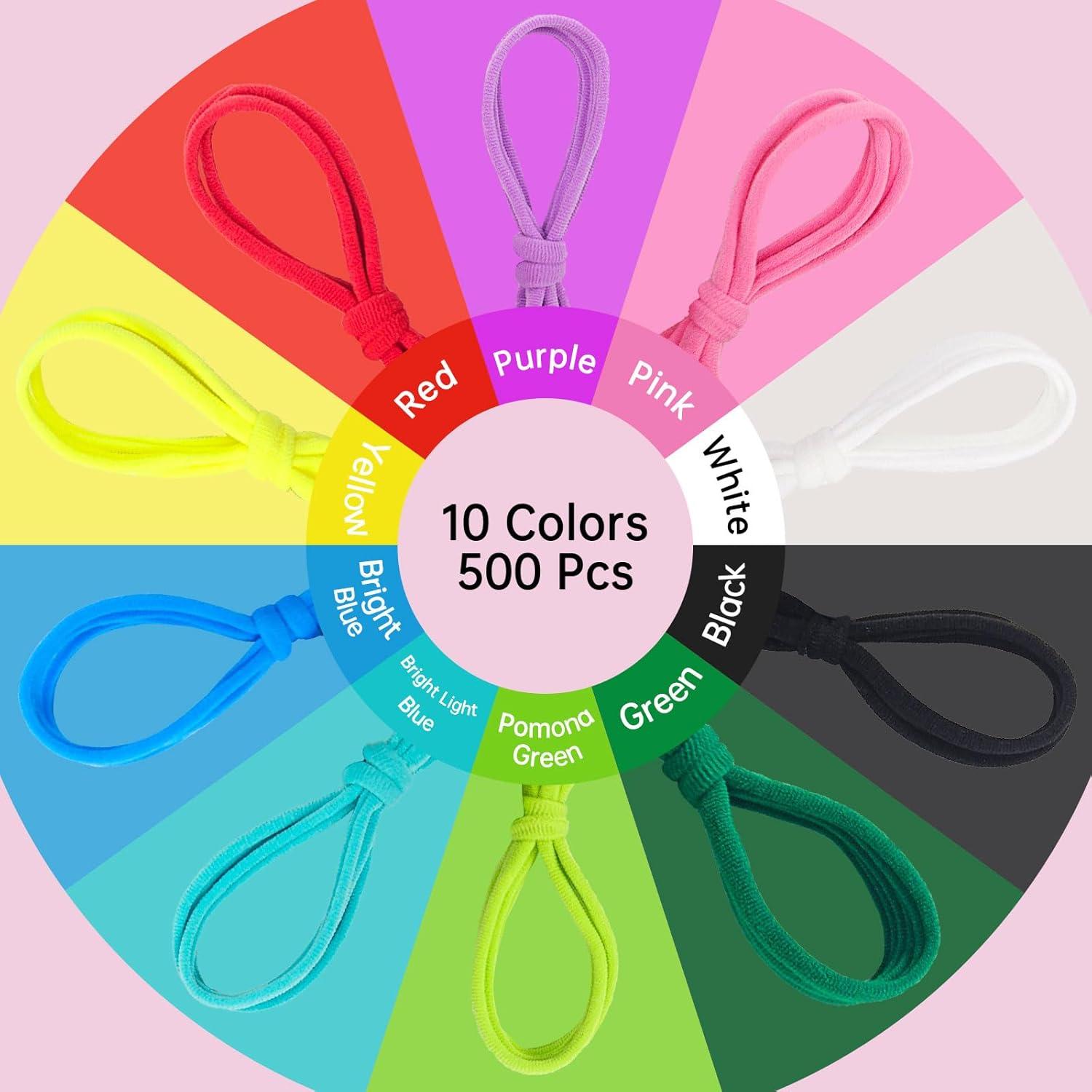 Kit de Telar JIIFO para Posavasos - 500 Piezas, Rosa