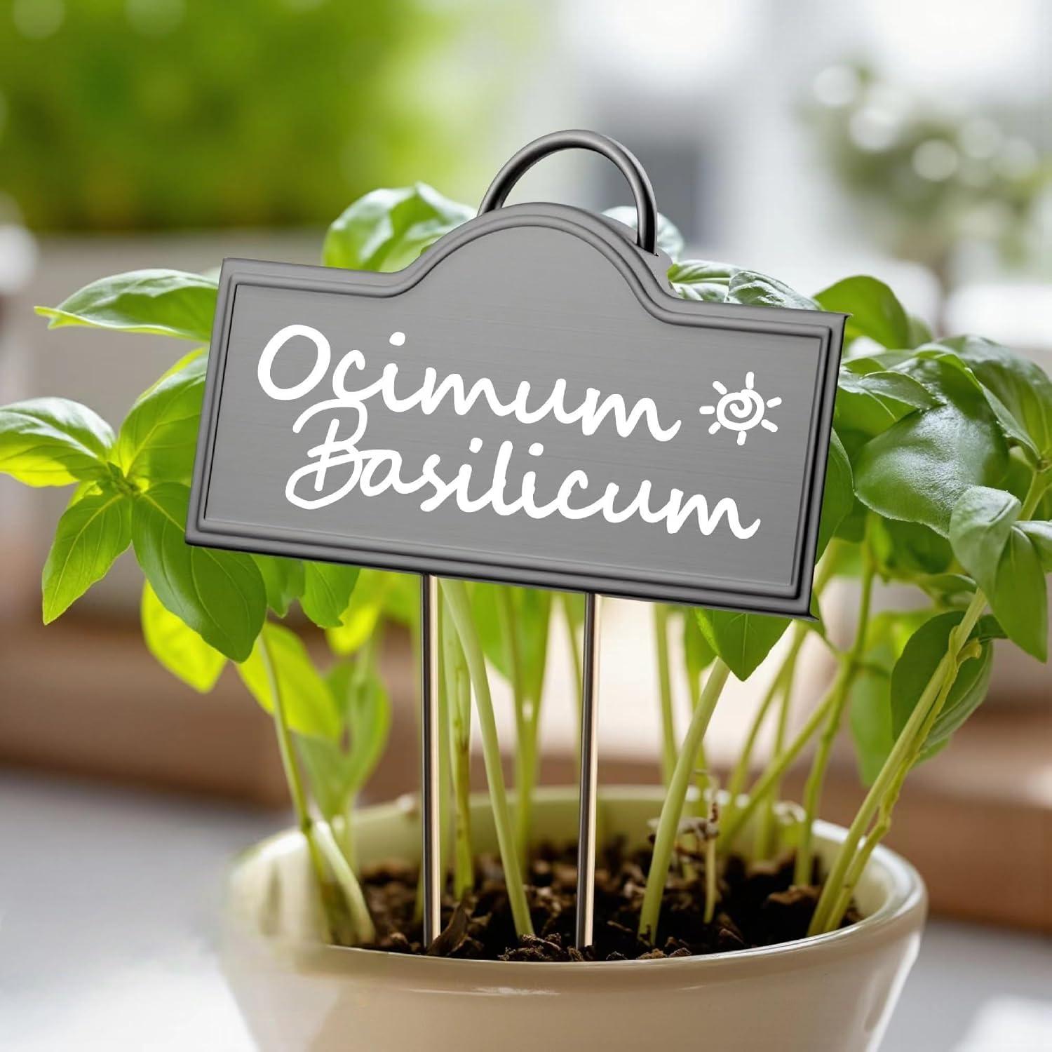 Etiquetas de Plantas de Acero Inoxidable Bravex 25 Piezas 27.3 cm