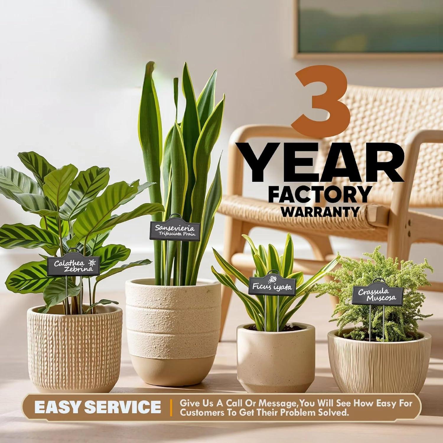 Etiquetas de Plantas de Acero Inoxidable Bravex 25 Piezas 27.3 cm