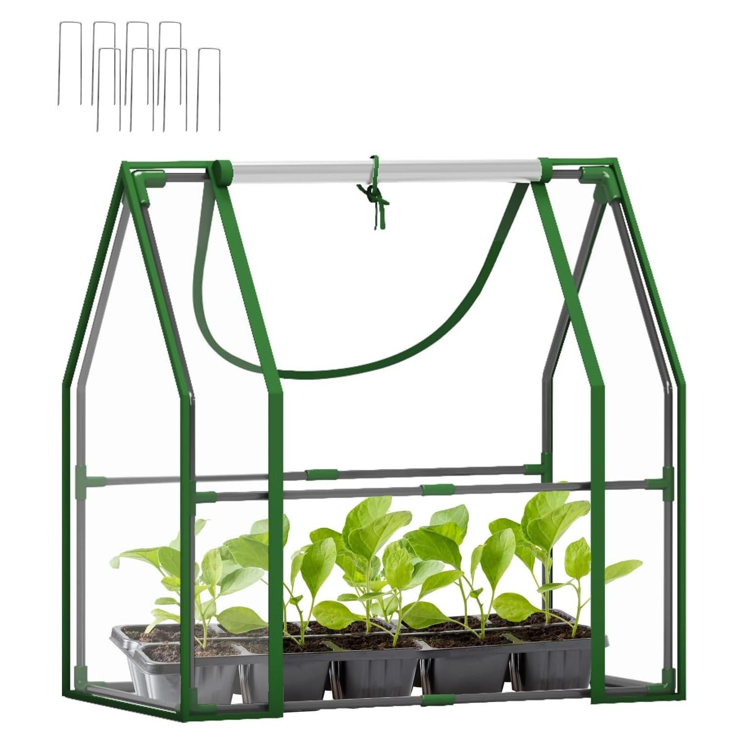 Invernadero Mini Wironlst 91.4x45.7x83.8 cm para Plantas
