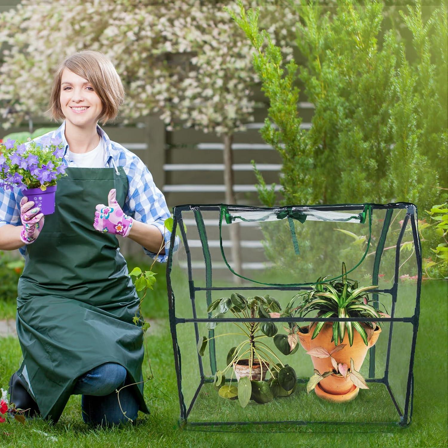 Invernadero Mini Wironlst 91.4x45.7x83.8 cm para Plantas