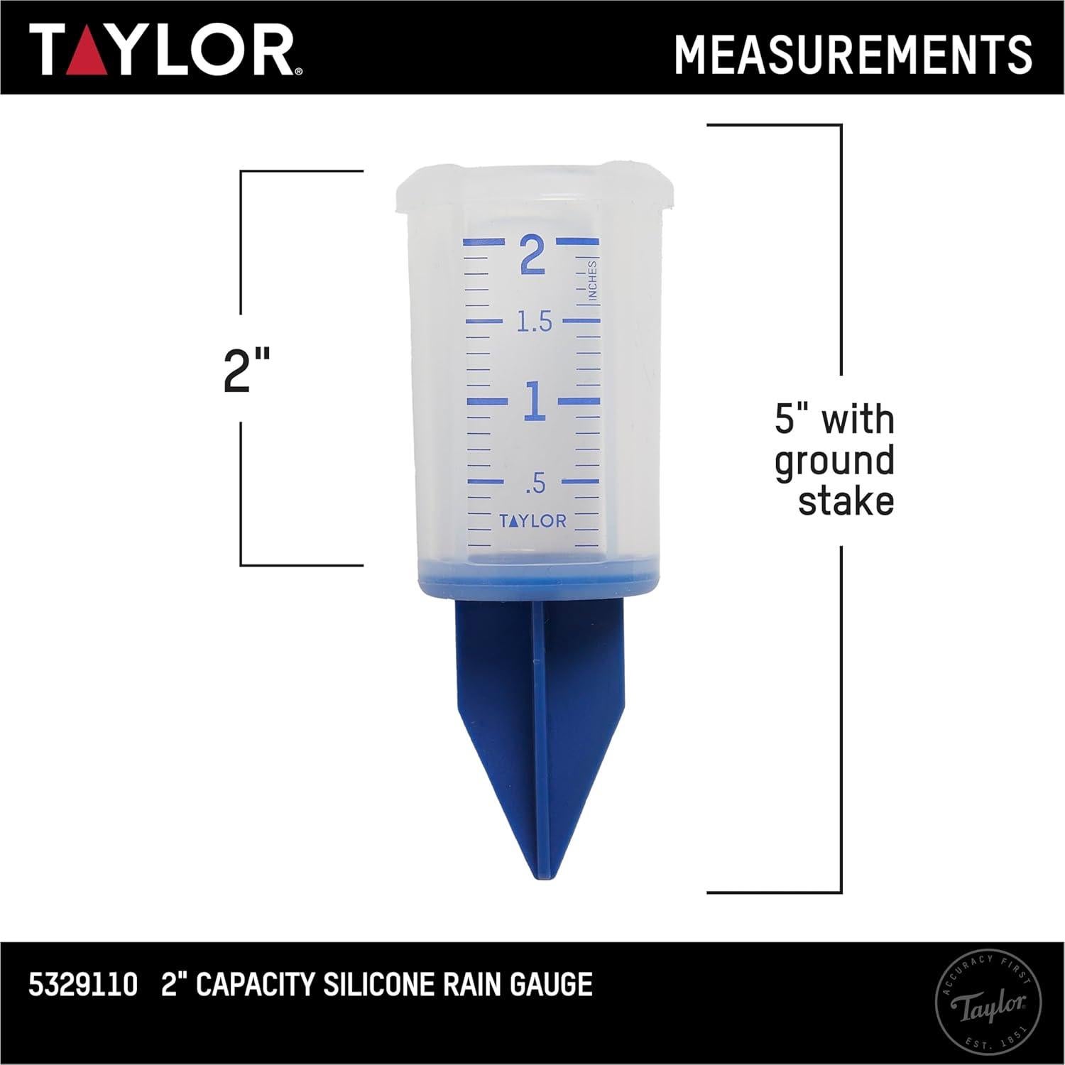 Medidor de Aspersor de Silicona Taylor 5 cm Azul Resistente