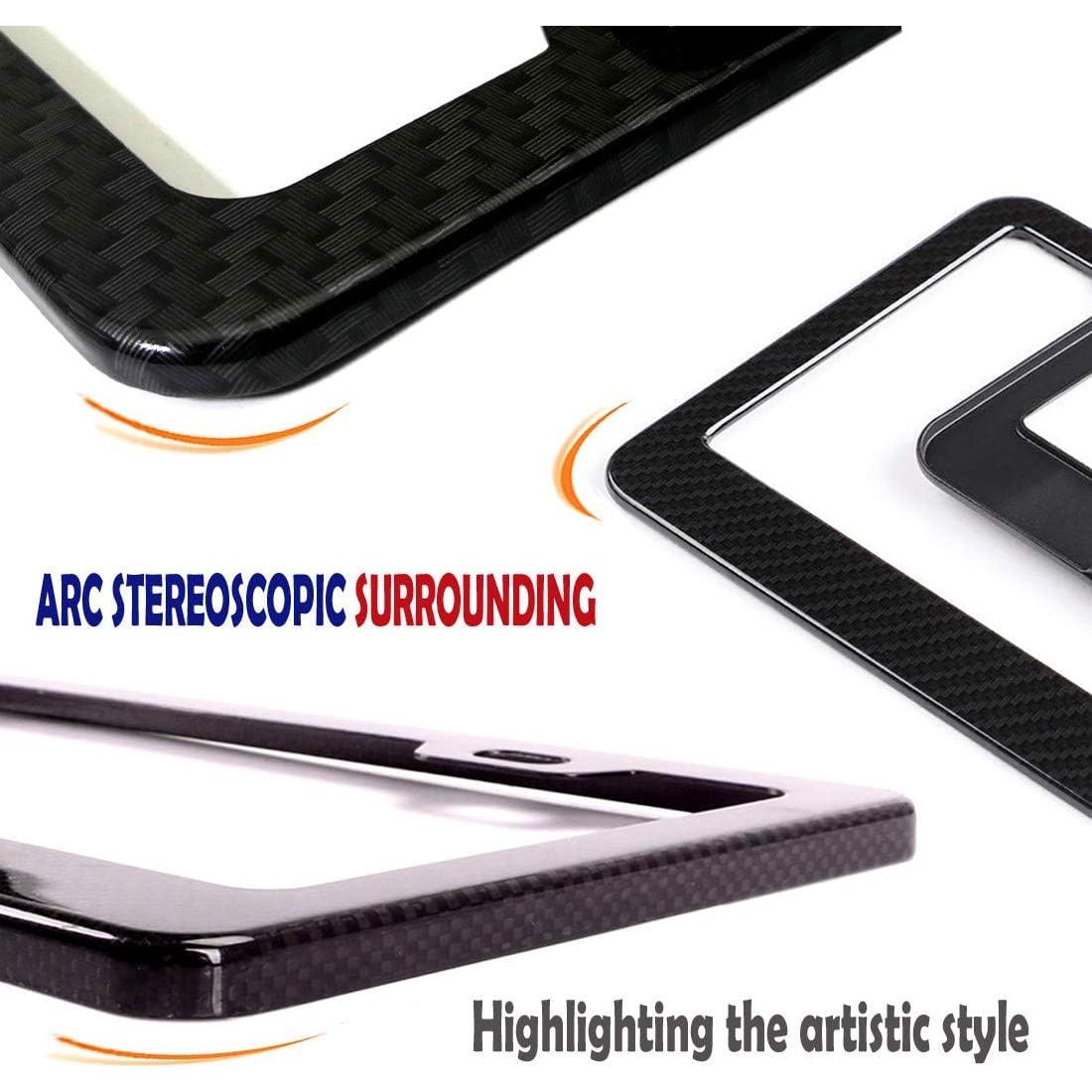 Marco de Placa de Licencia BGGTMO Fibra de Carbono 2 Agujeros