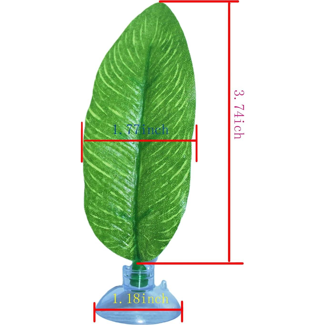 Hamaca de Hoja para Betta DOBA - 2 Piezas, Verde, Plástico