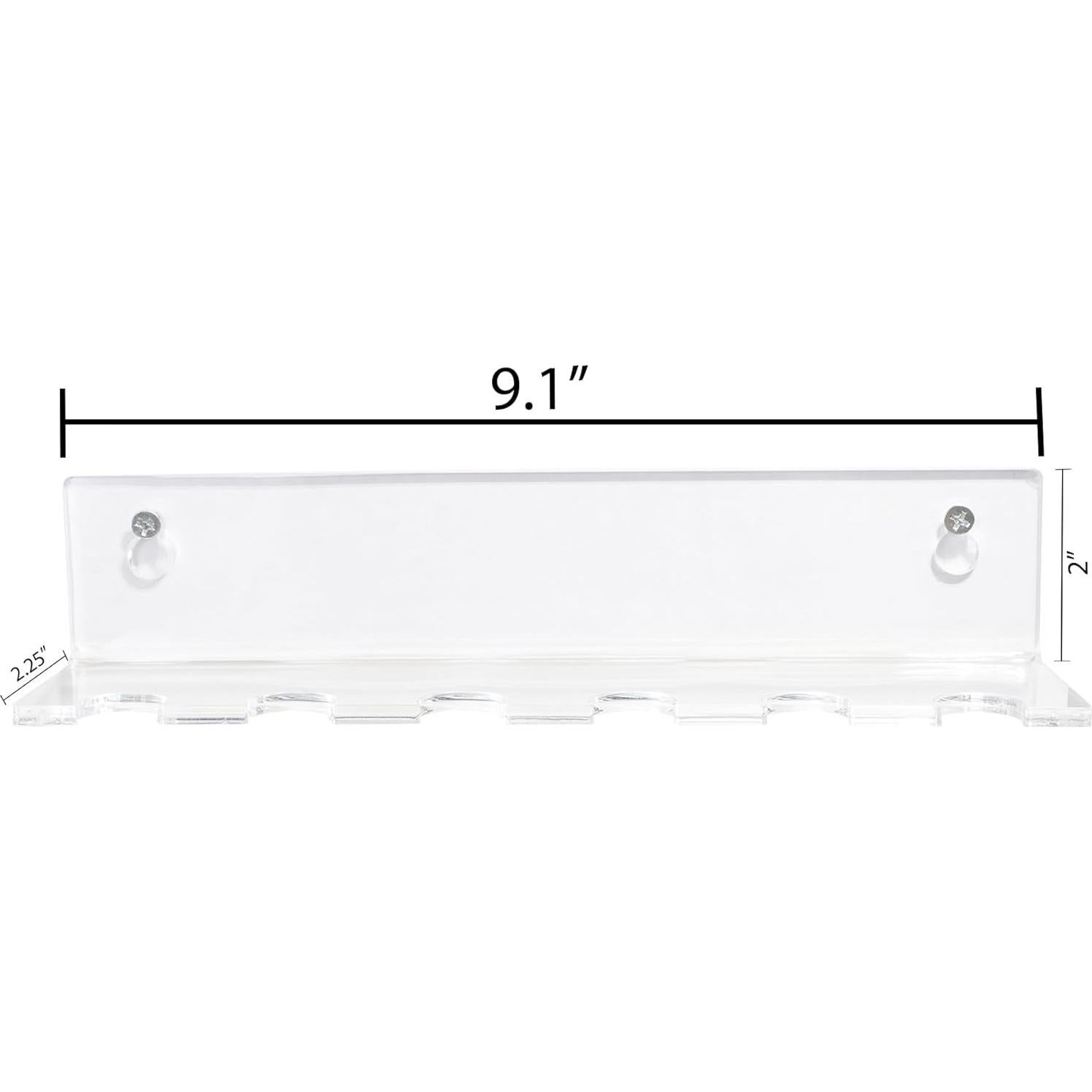 Soporte de Exhibición Acrílico Transparente para 6 Bate Mini