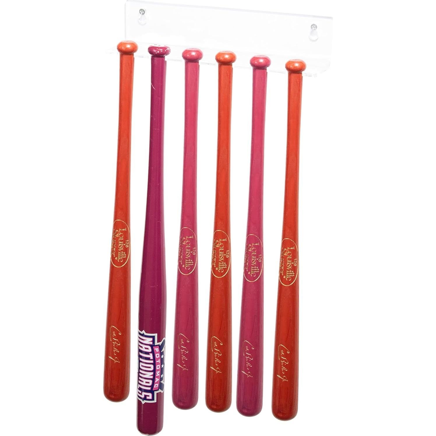 Soporte de Exhibición Acrílico Transparente para 6 Bate Mini