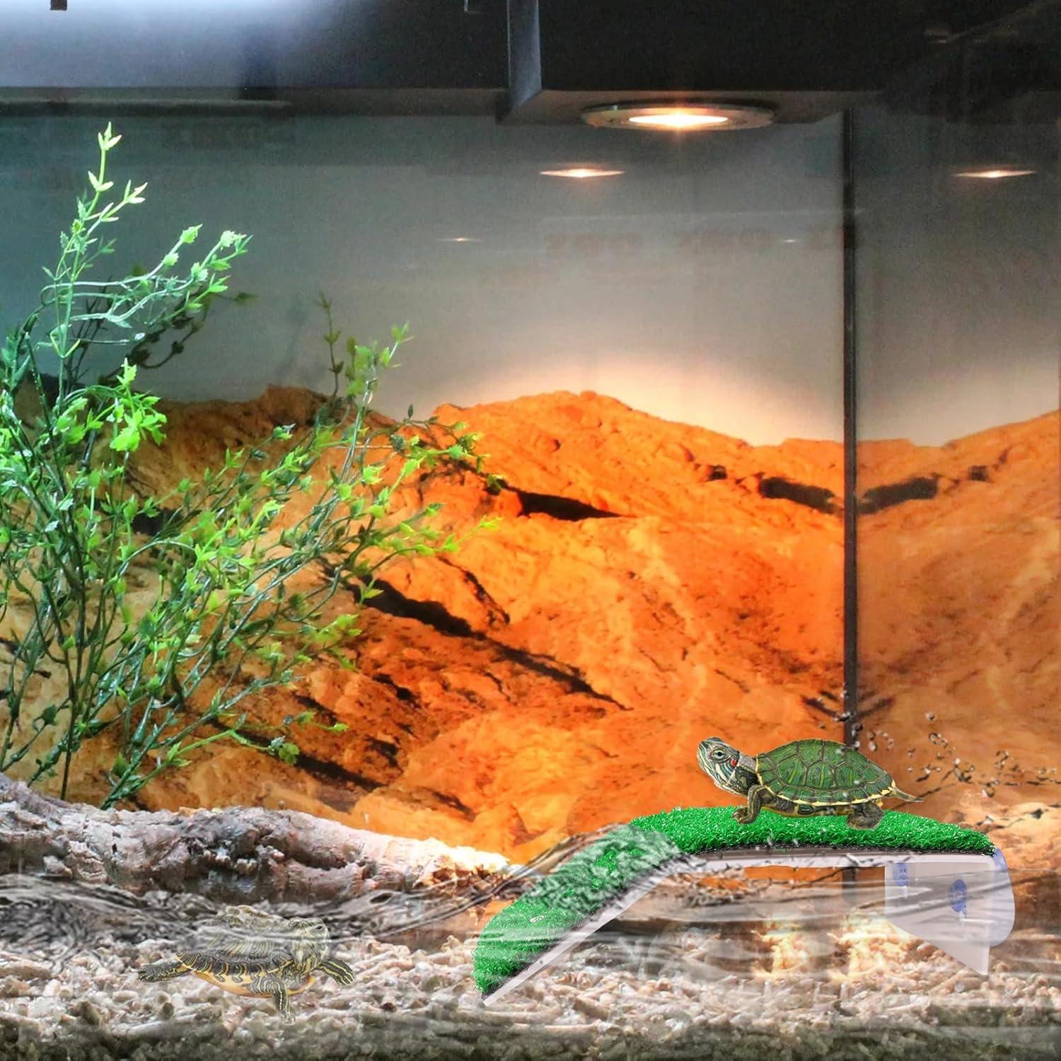 Plataforma de Sol para Tortugas Dexspoeny - Grande, 20.7x20cm