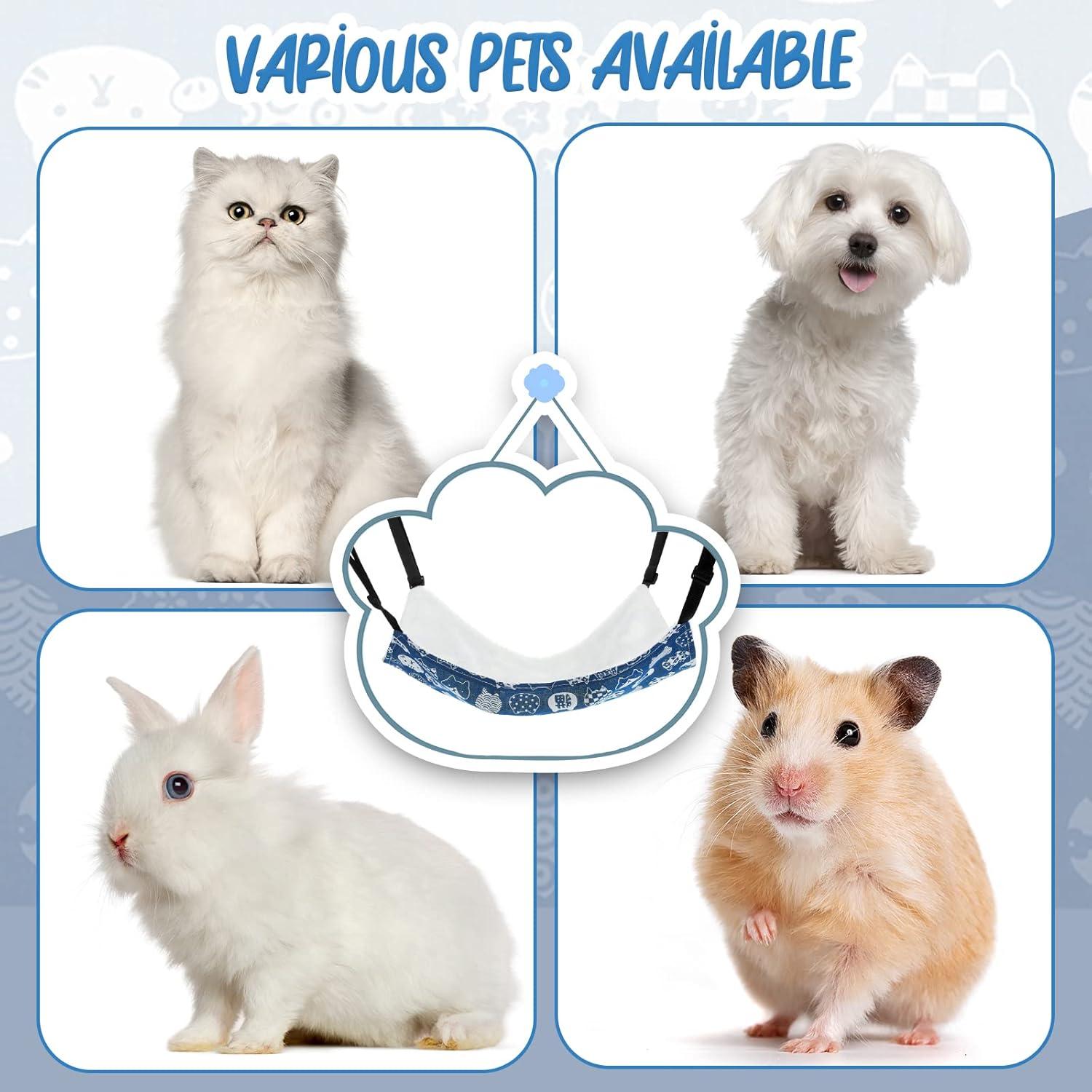 Hamaca Reversible para Mascotas BBTO 53x35 cm Suave Felpa