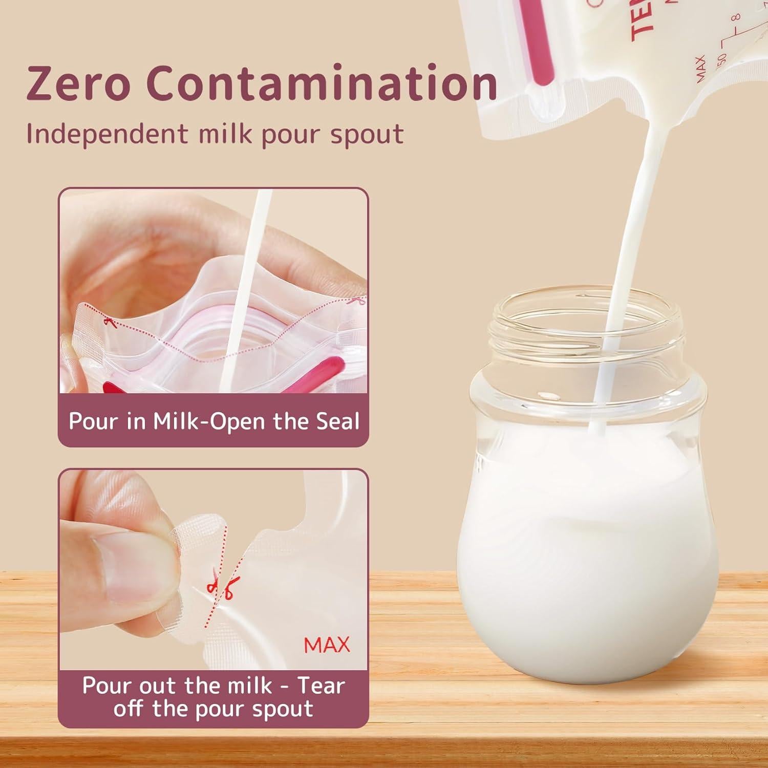 Bolsas de Almacenamiento de Leche Materna Oceenew 50pcs 226ml