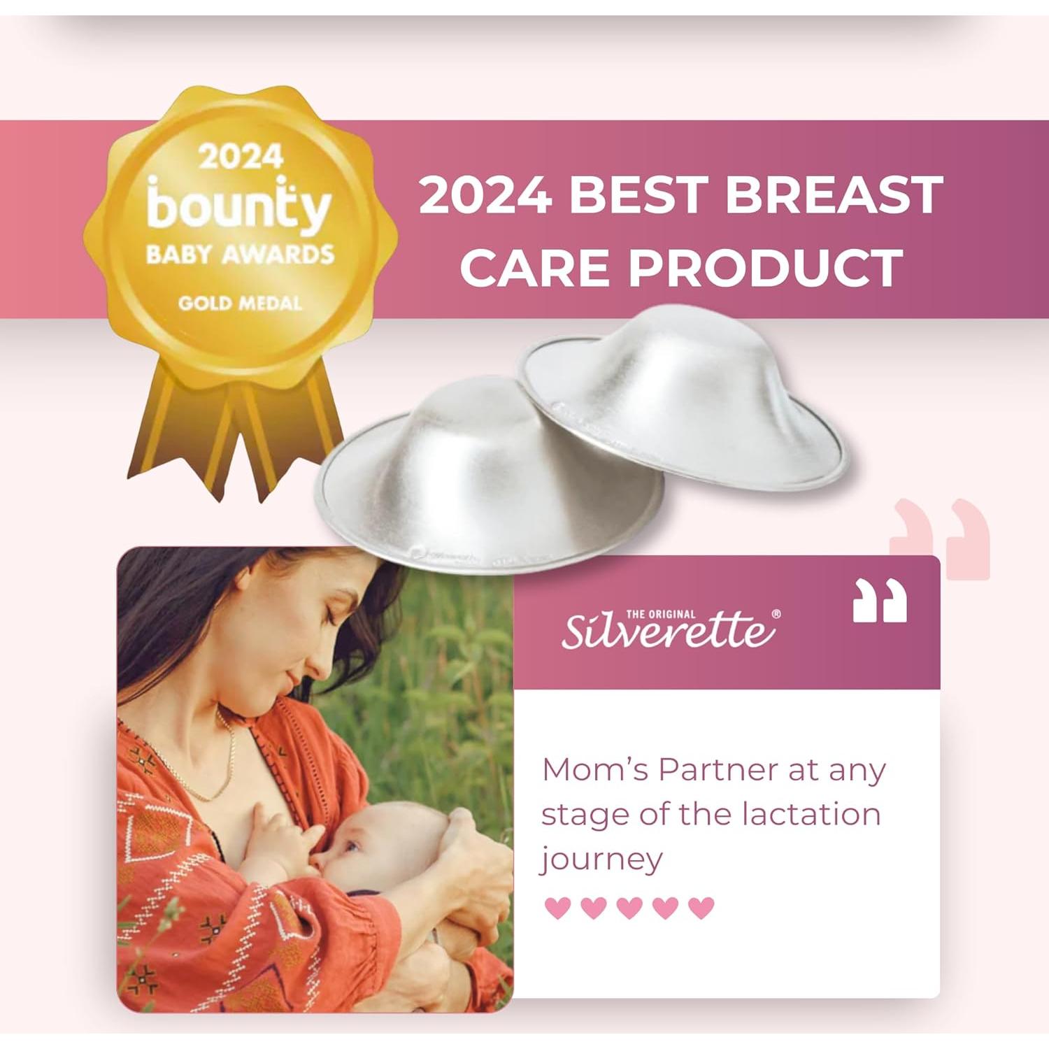 Copas de Lactancia Silverette XL de Plata 925 - Alivio Natural