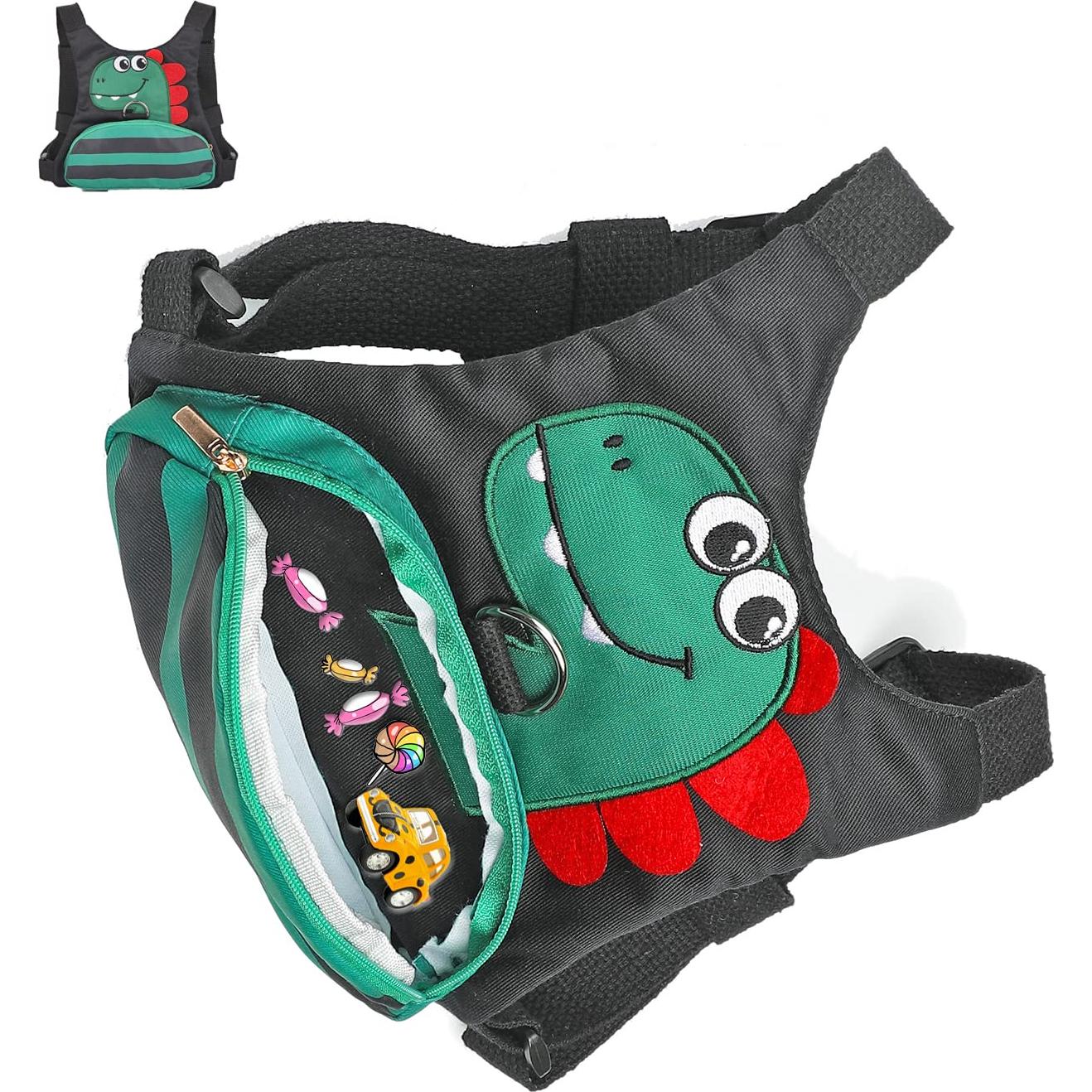 Correa Antipérdida para Niños Shelly - Arnés Unisex Negro