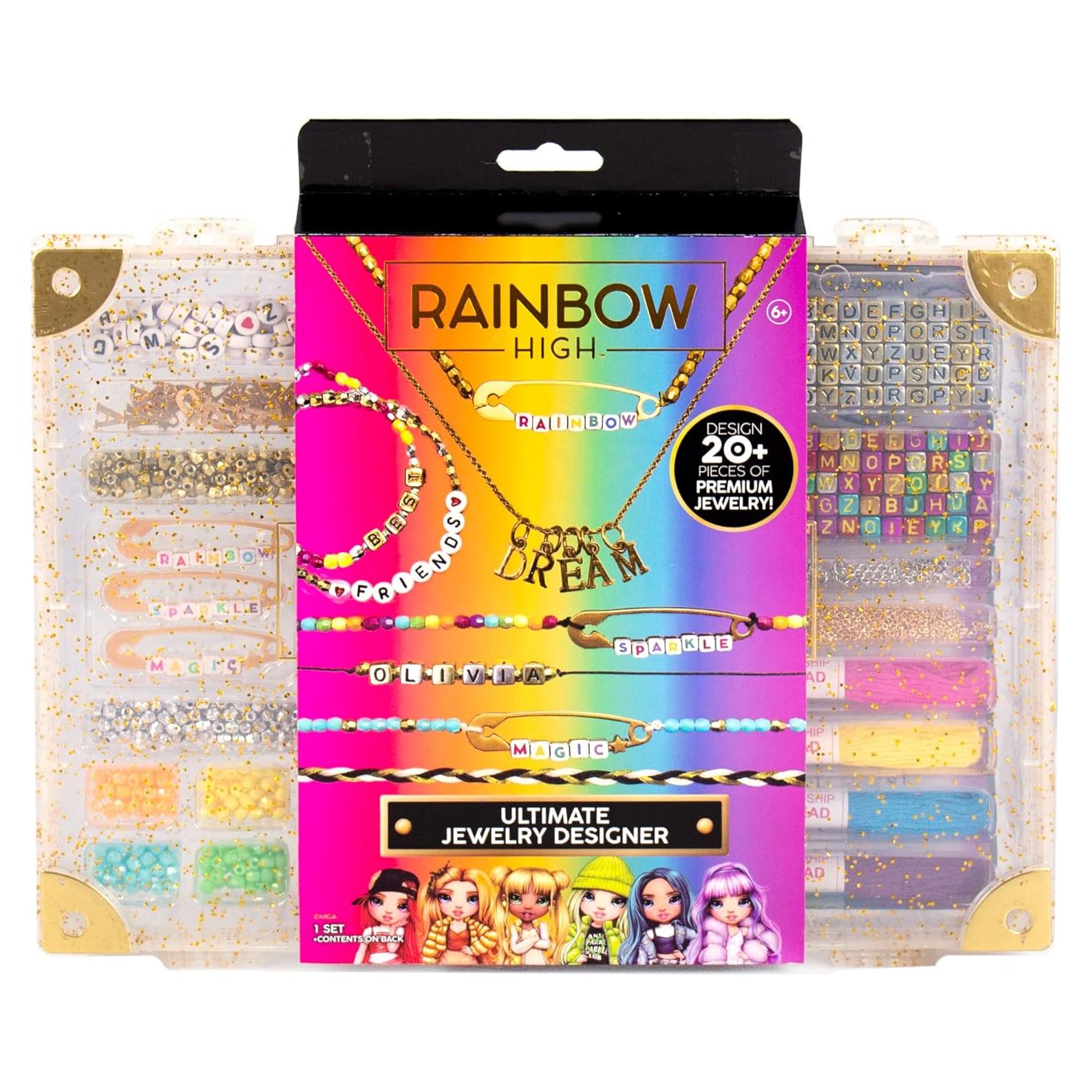 Kit de Joyería DIY Rainbow High - Diseñador Definitivo 20 Piezas