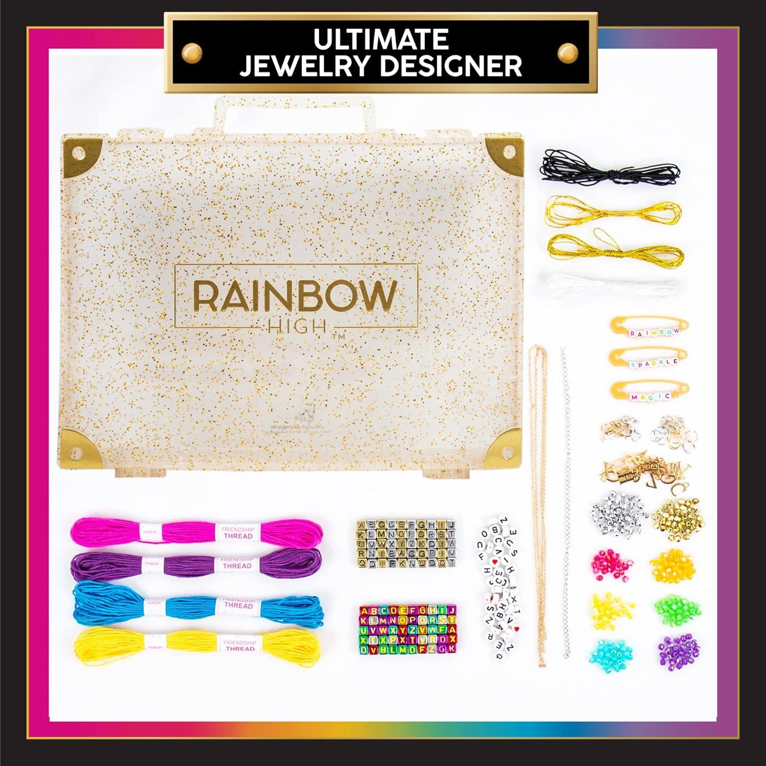 Kit de Joyería DIY Rainbow High - Diseñador Definitivo 20 Piezas