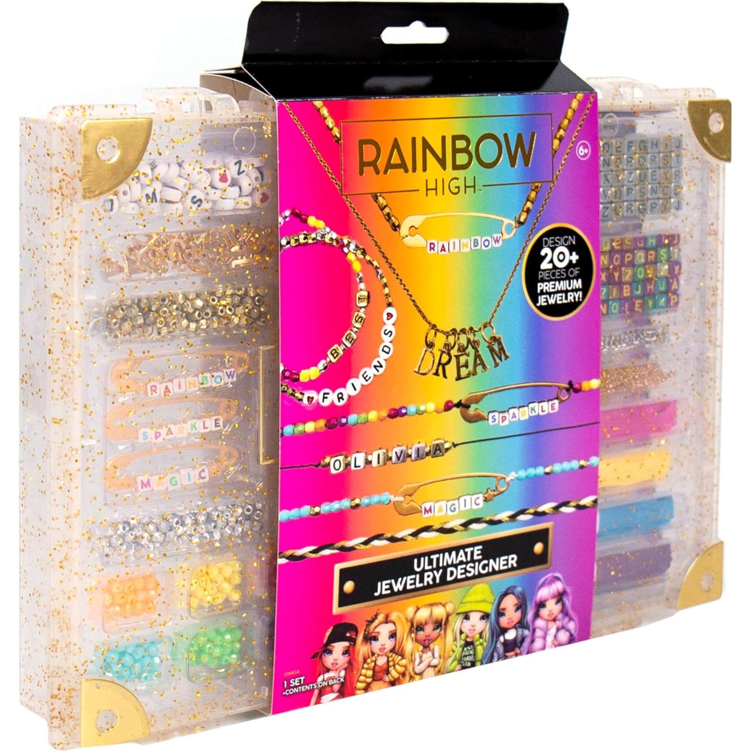 Kit de Joyería DIY Rainbow High - Diseñador Definitivo 20 Piezas