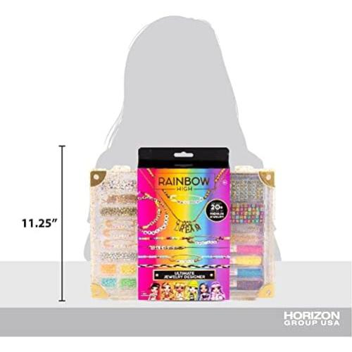 Kit de Joyería DIY Rainbow High - Diseñador Definitivo 20 Piezas