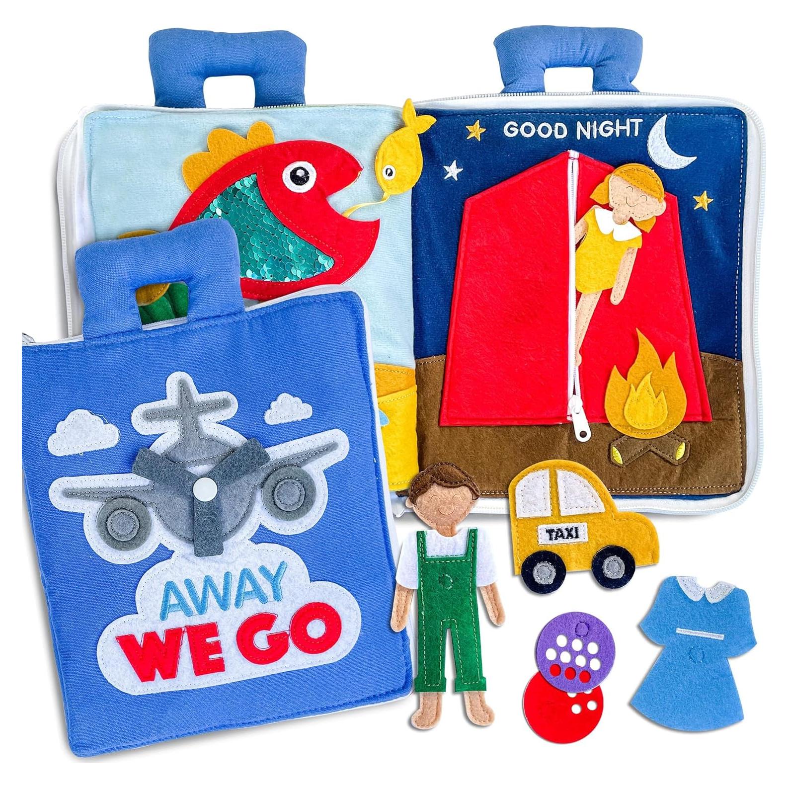 Libro Silencioso Away We Go Little Red Shepherd 20x25 cm