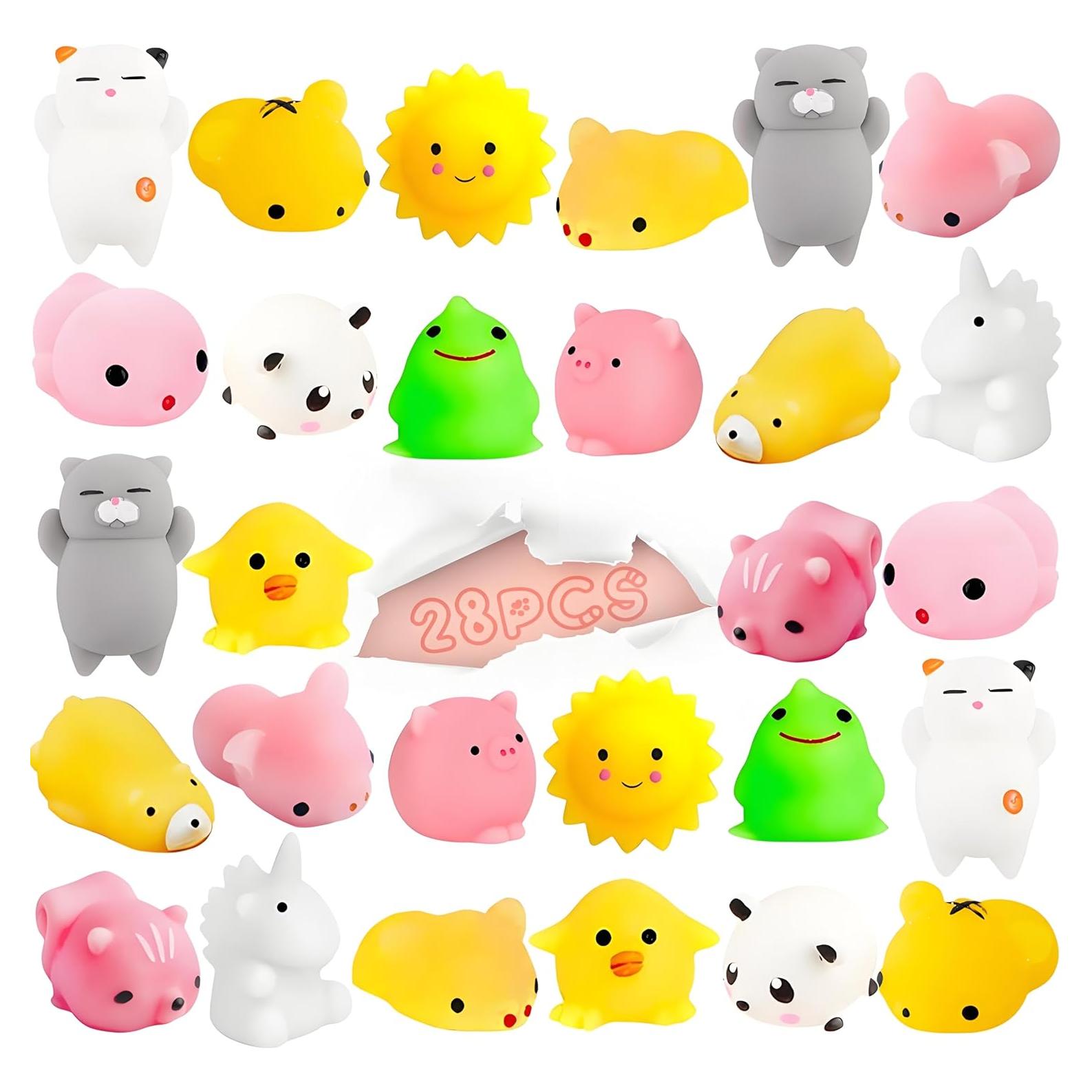 28 Mochis Squishies UMEELR con Tarjetas de San Valentín